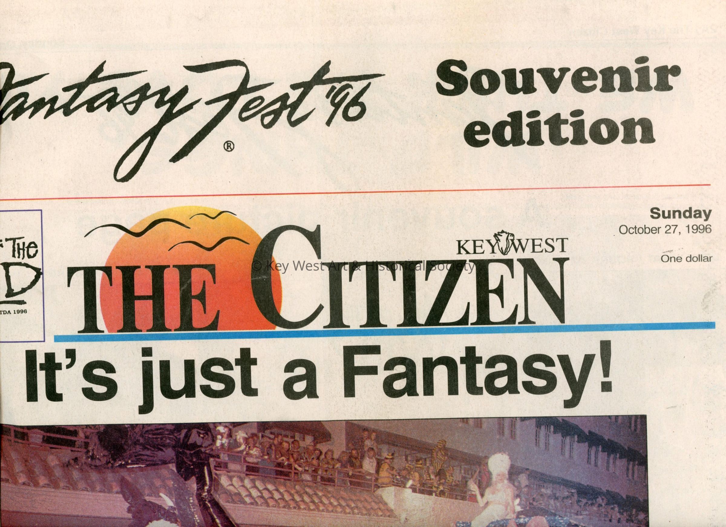A few articles in the Key West Citizen about Fantasy Fest.