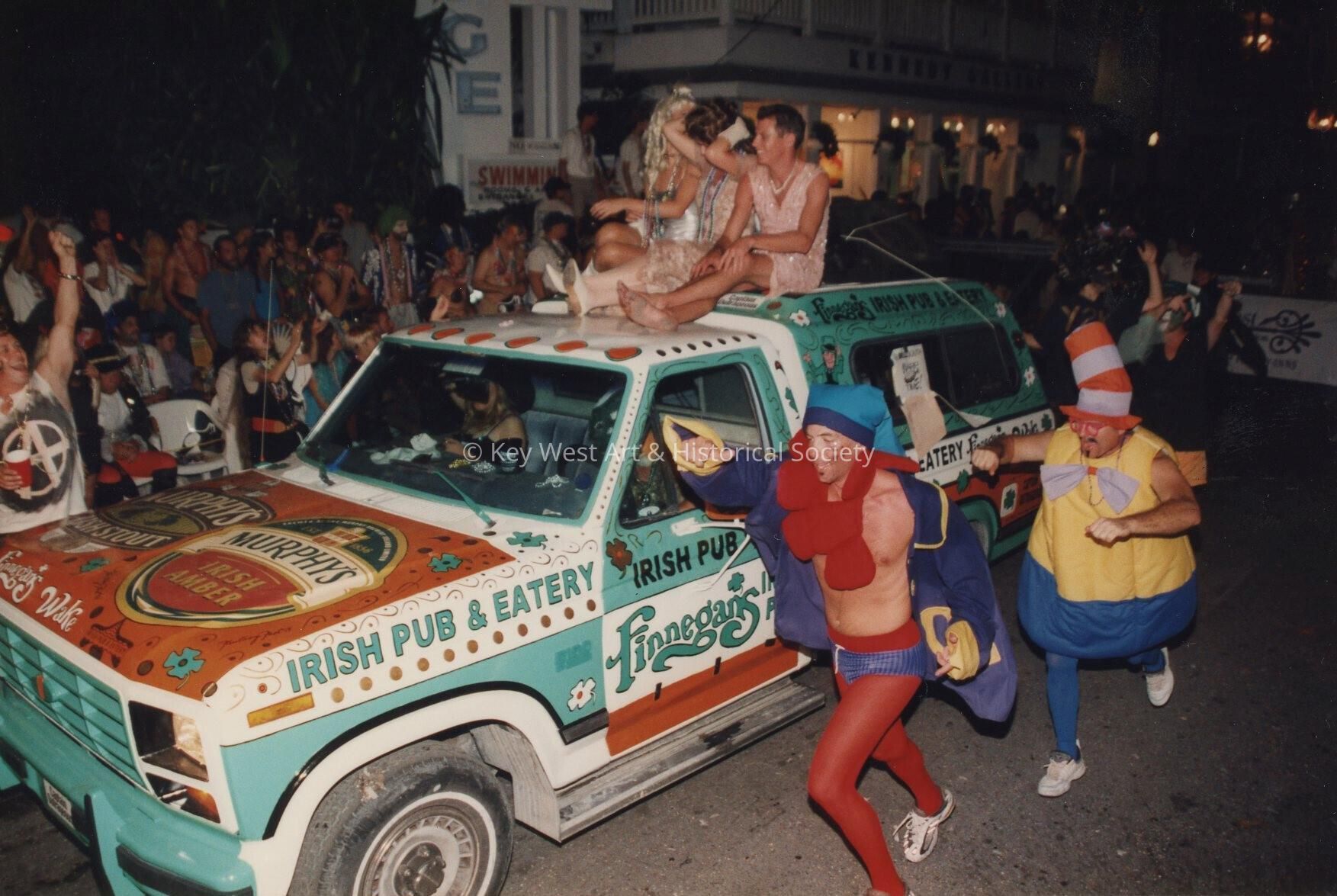 A float in the parade.