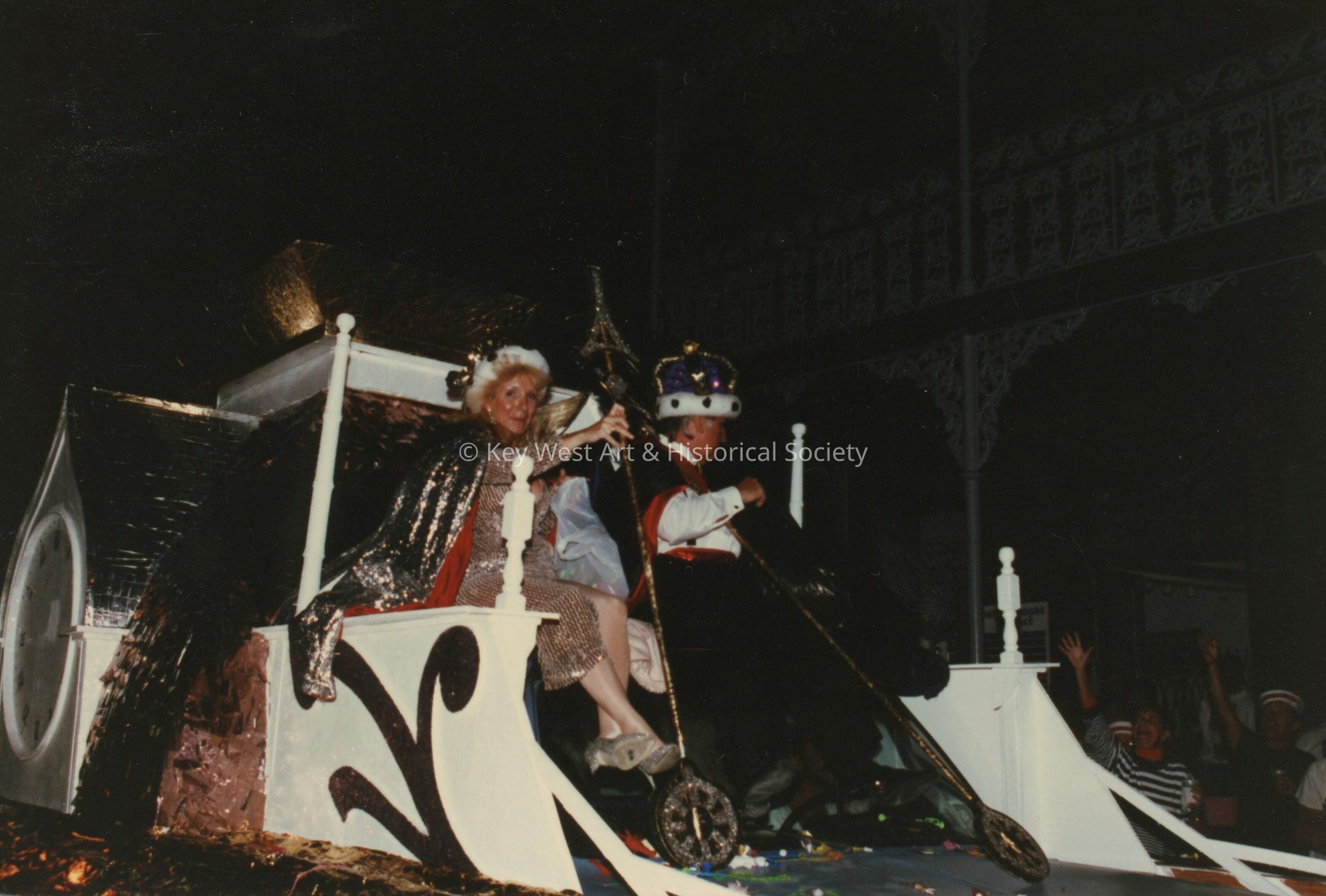 A float in the parade.