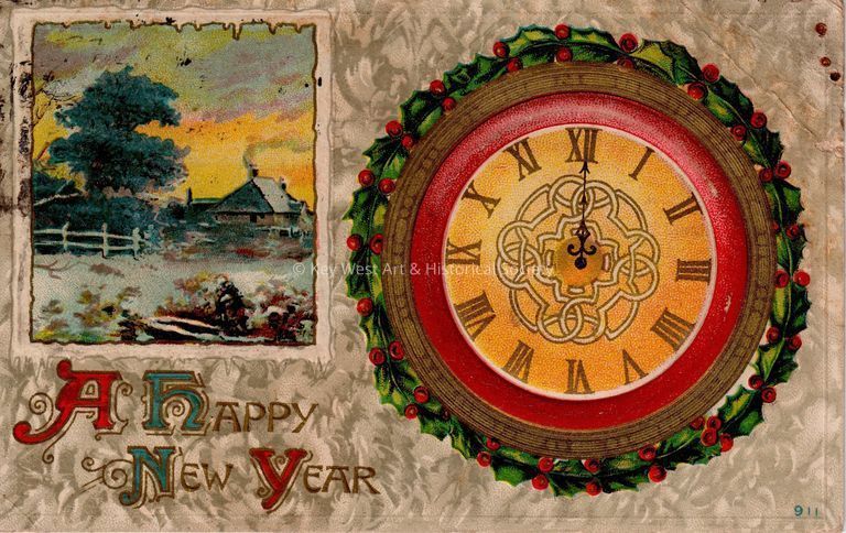 A Happy New Year; © Key West Art & Historical Society