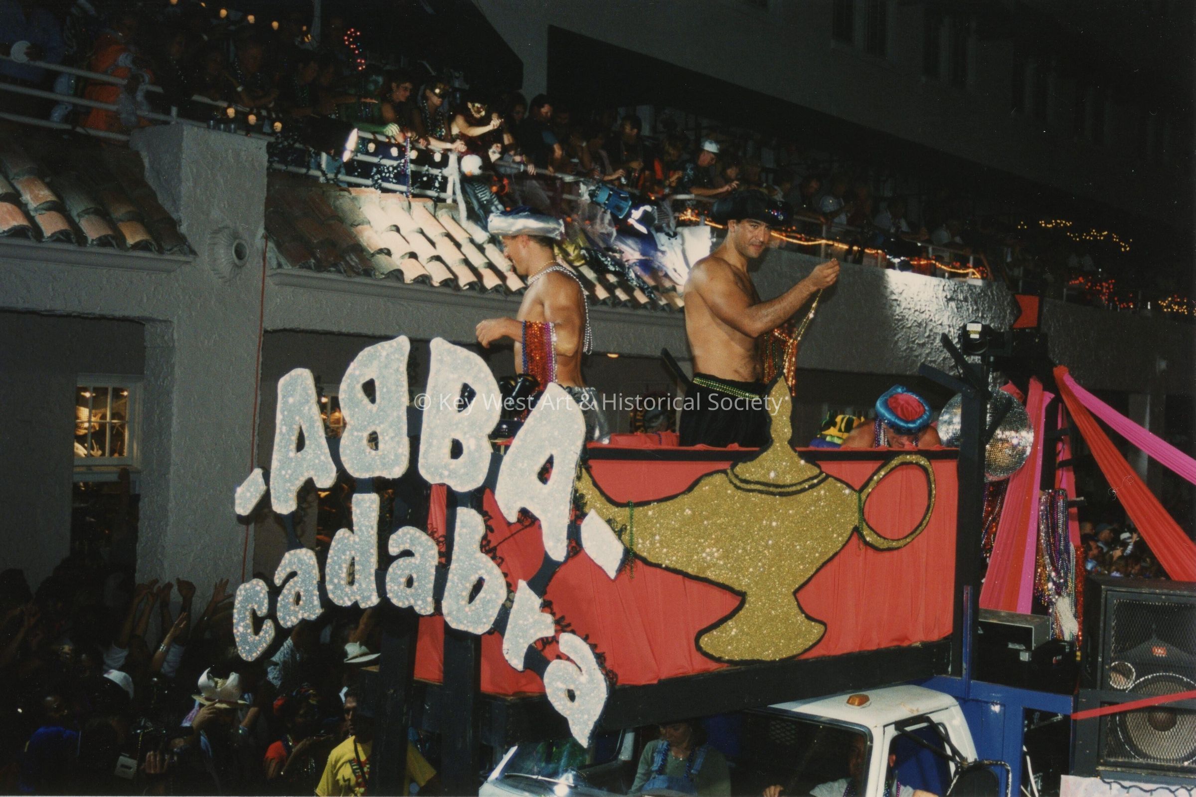 A float in the parade.