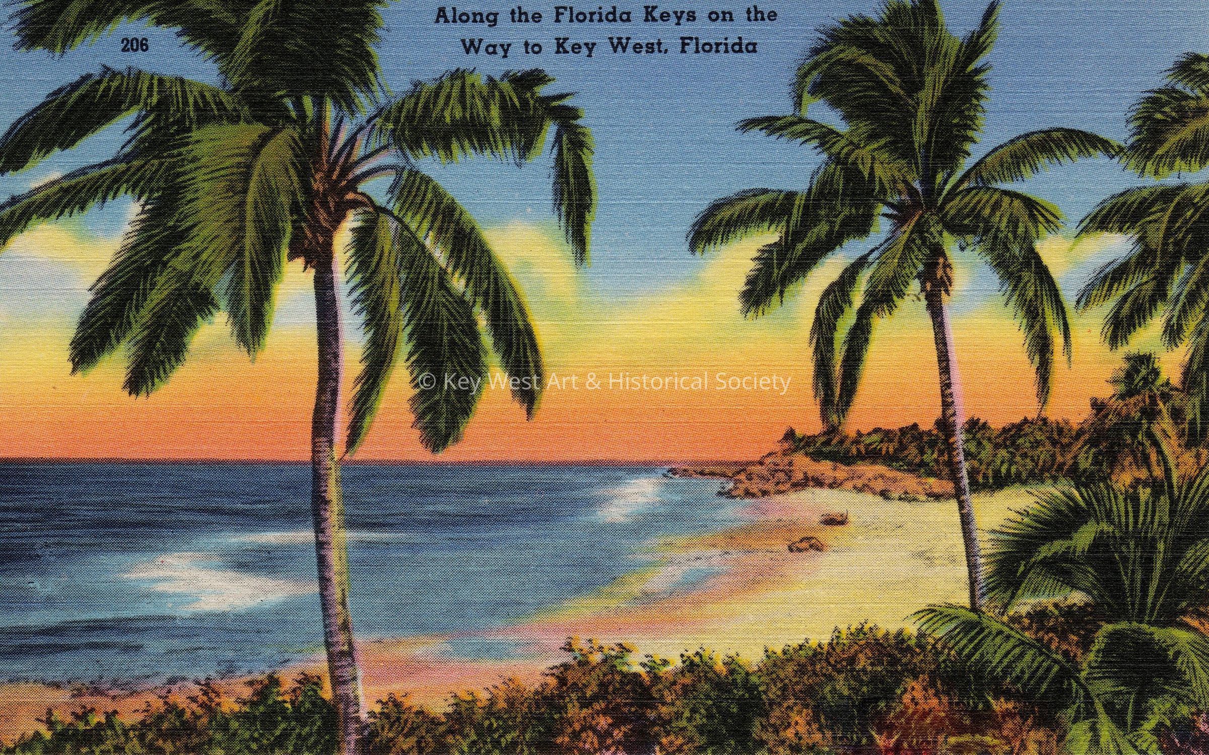 Along the Florida Keys on the Way to Key West, Florida; © Key West Art & Historical Society