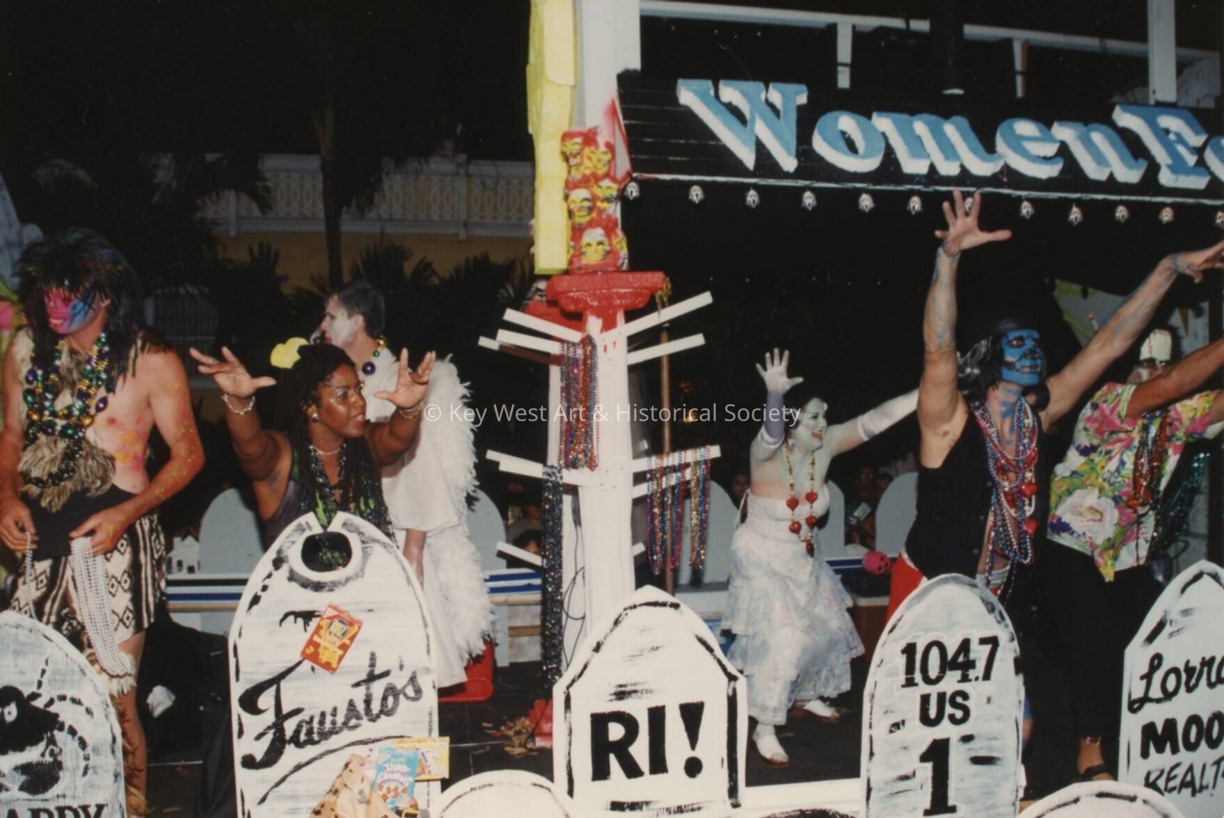 A float in the parade.