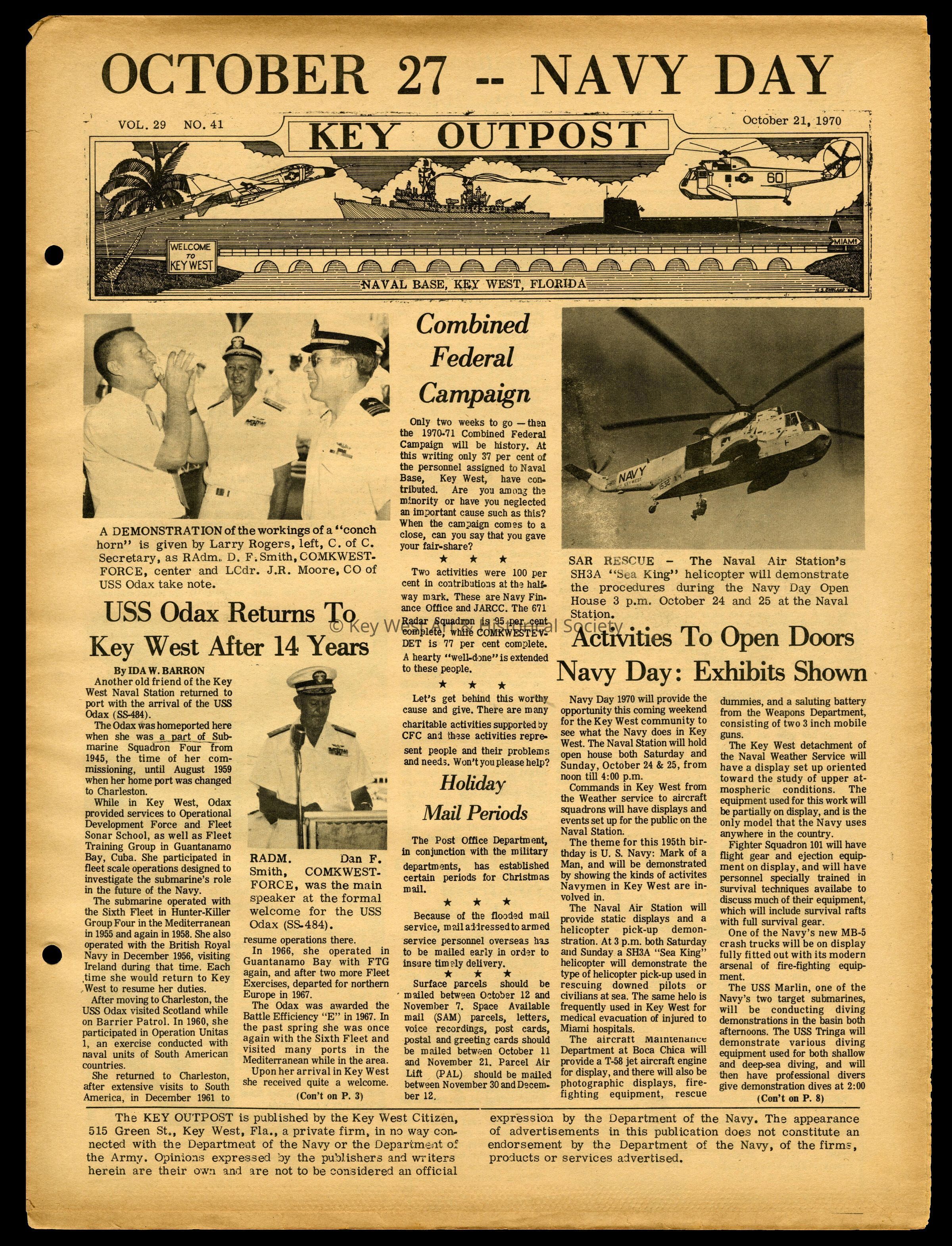 'Key Outpost' Newspaper picture number 1