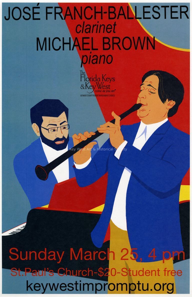 'Jose Franch-Ballester and Michael Brown' Impromptu Classical Concerts Poster picture number 1