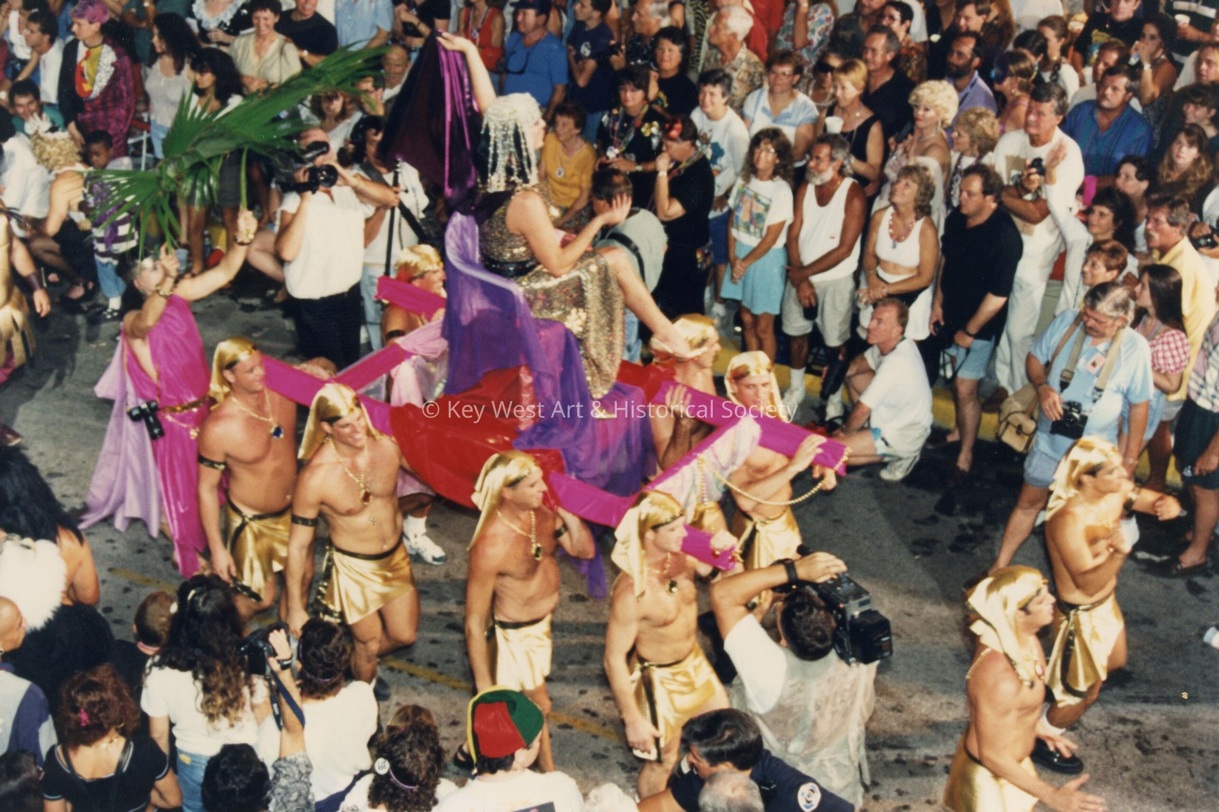 A float in the parade.
