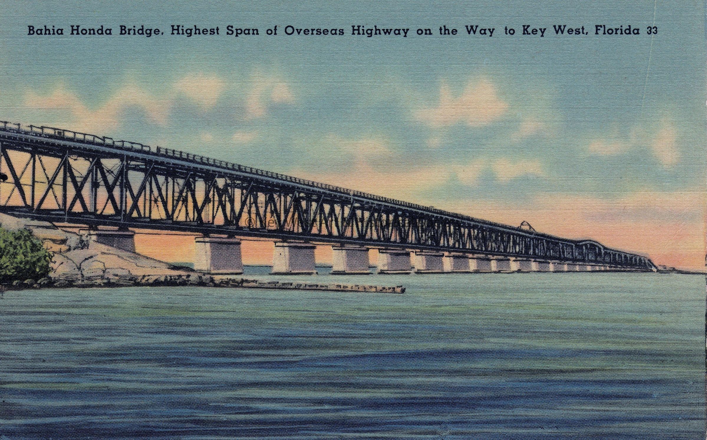 Bahia Honda Bridge, Highest Span of Overseas Highway on the Way to Key West, Florida picture number 1
