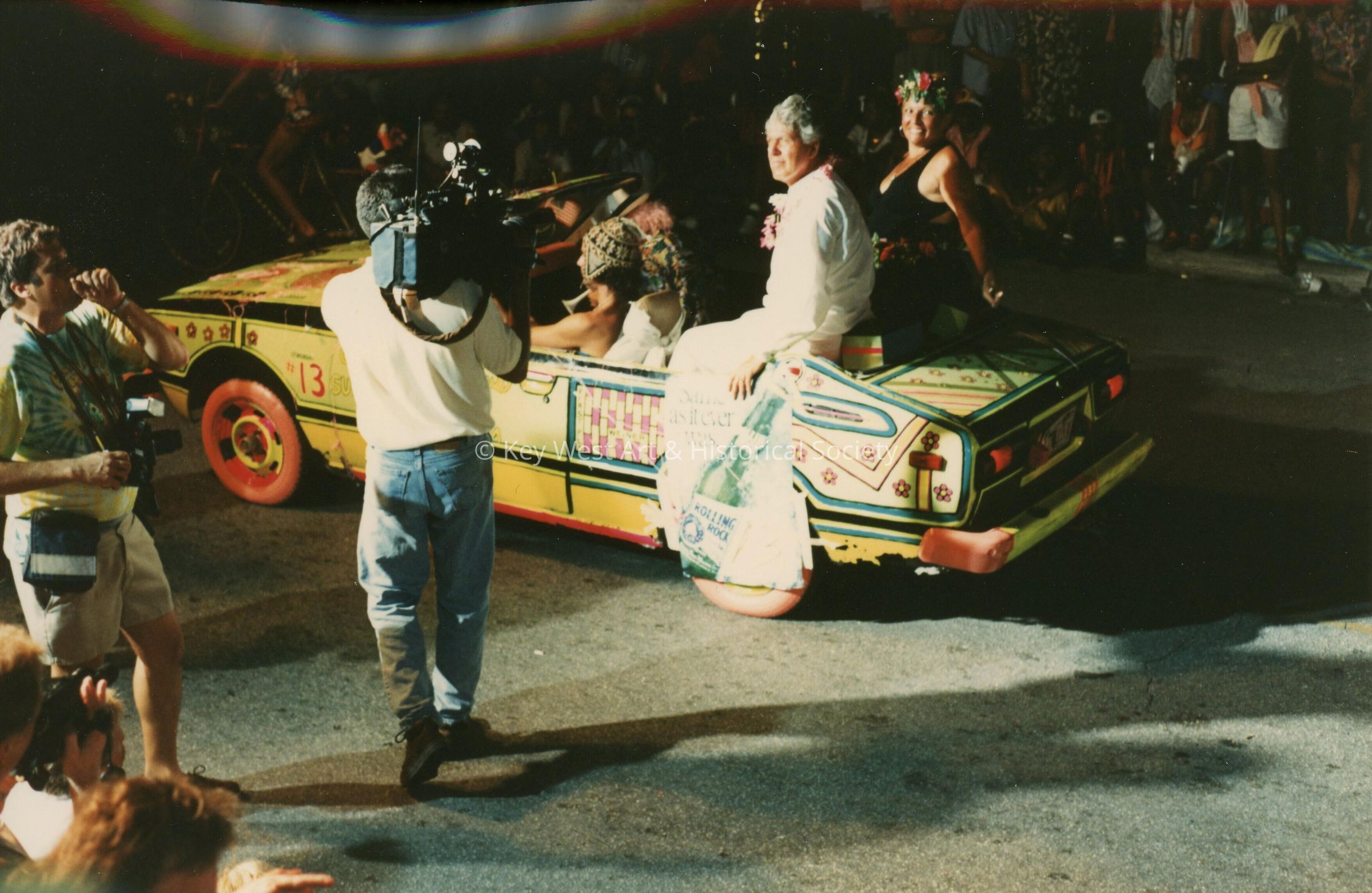 A float in the parade.