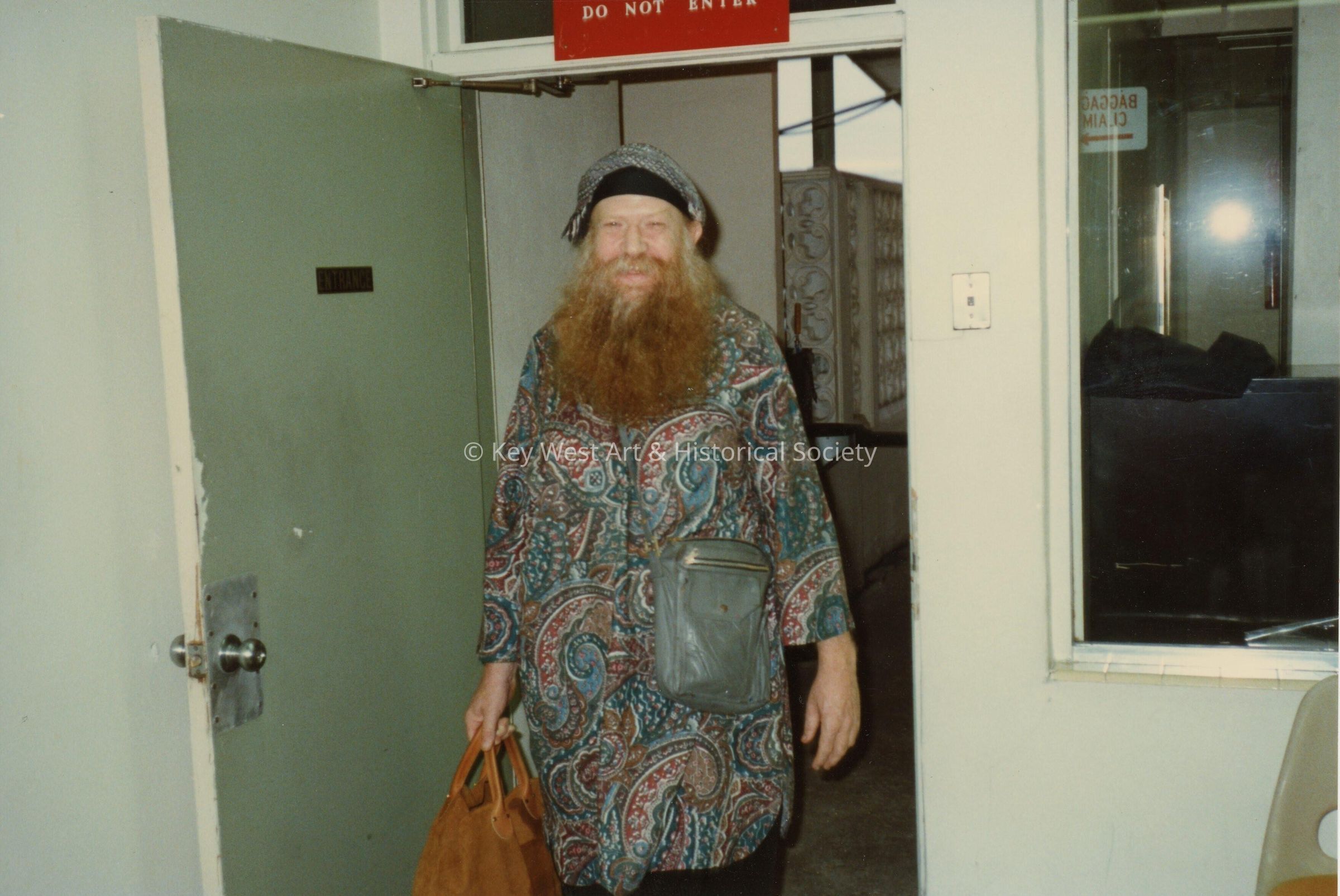 An unknown man.