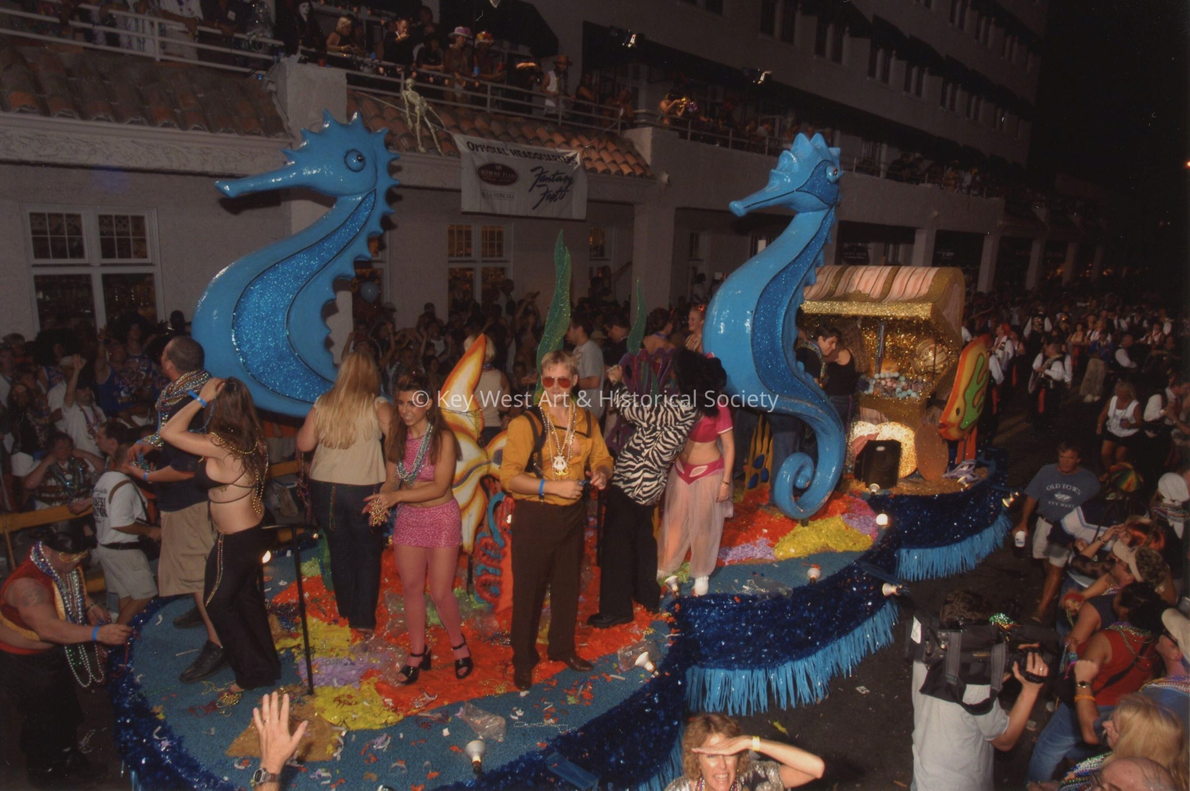 A float in the parade.