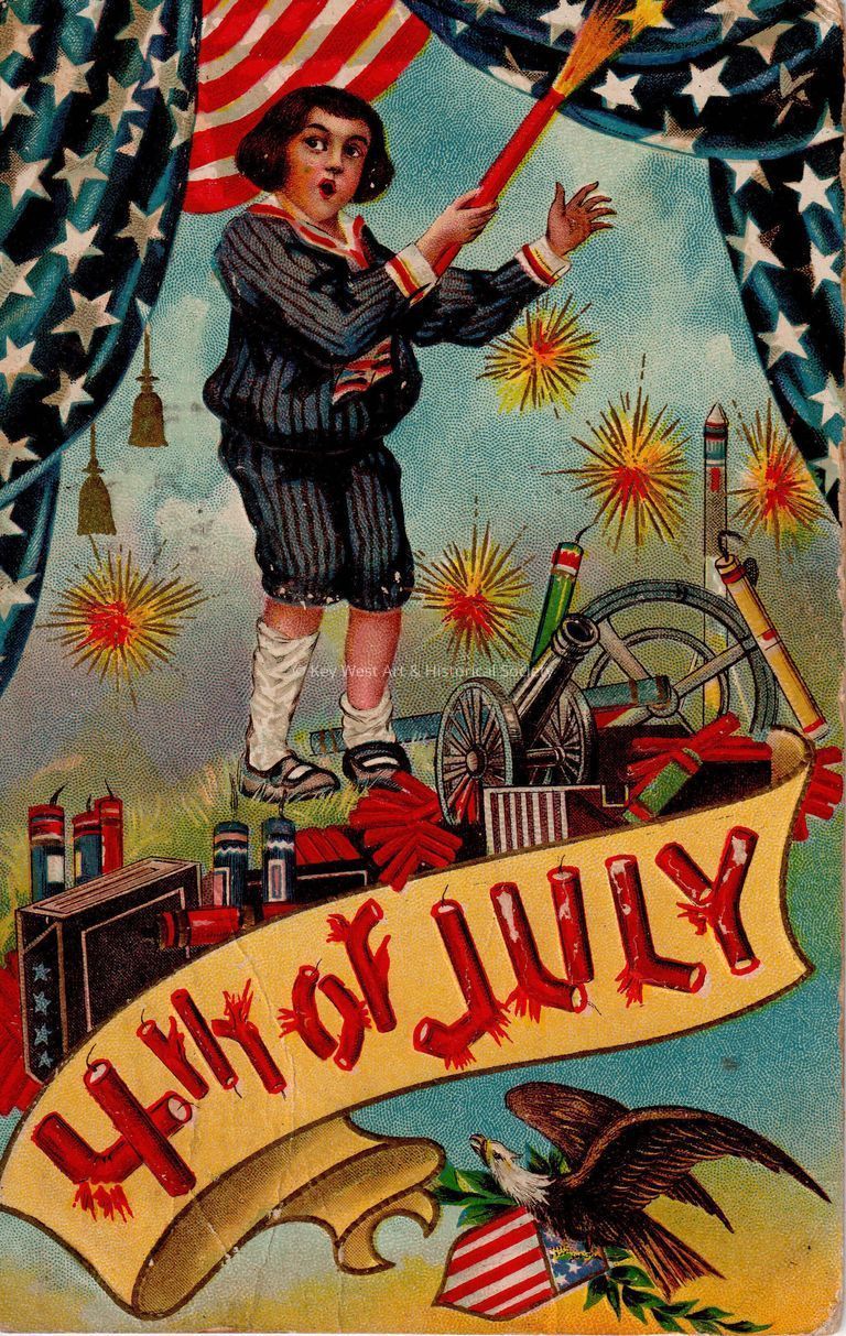 4th of July Greetings; © Key West Art & Historical Society