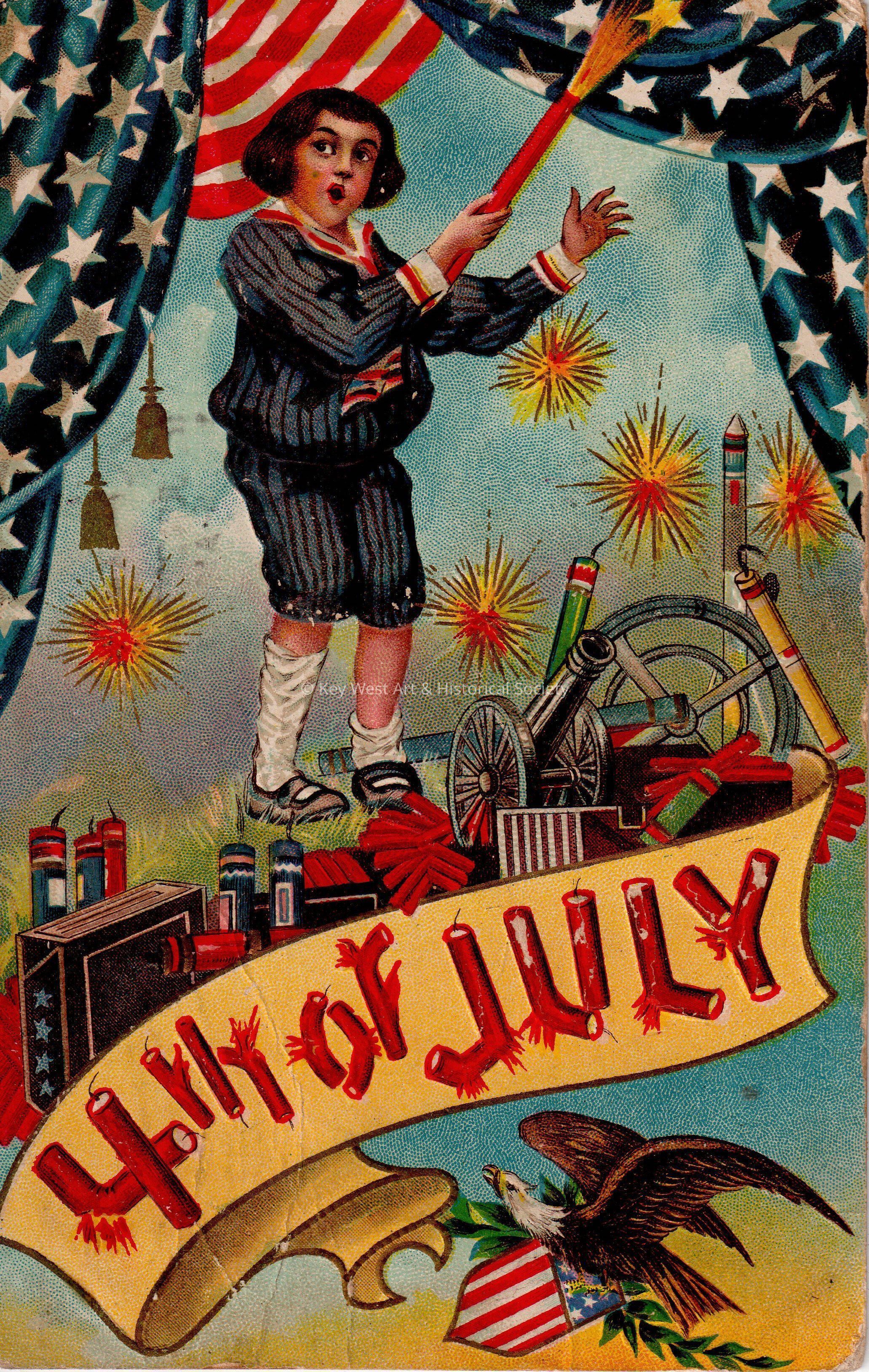 4th of July Greetings; © Key West Art & Historical Society