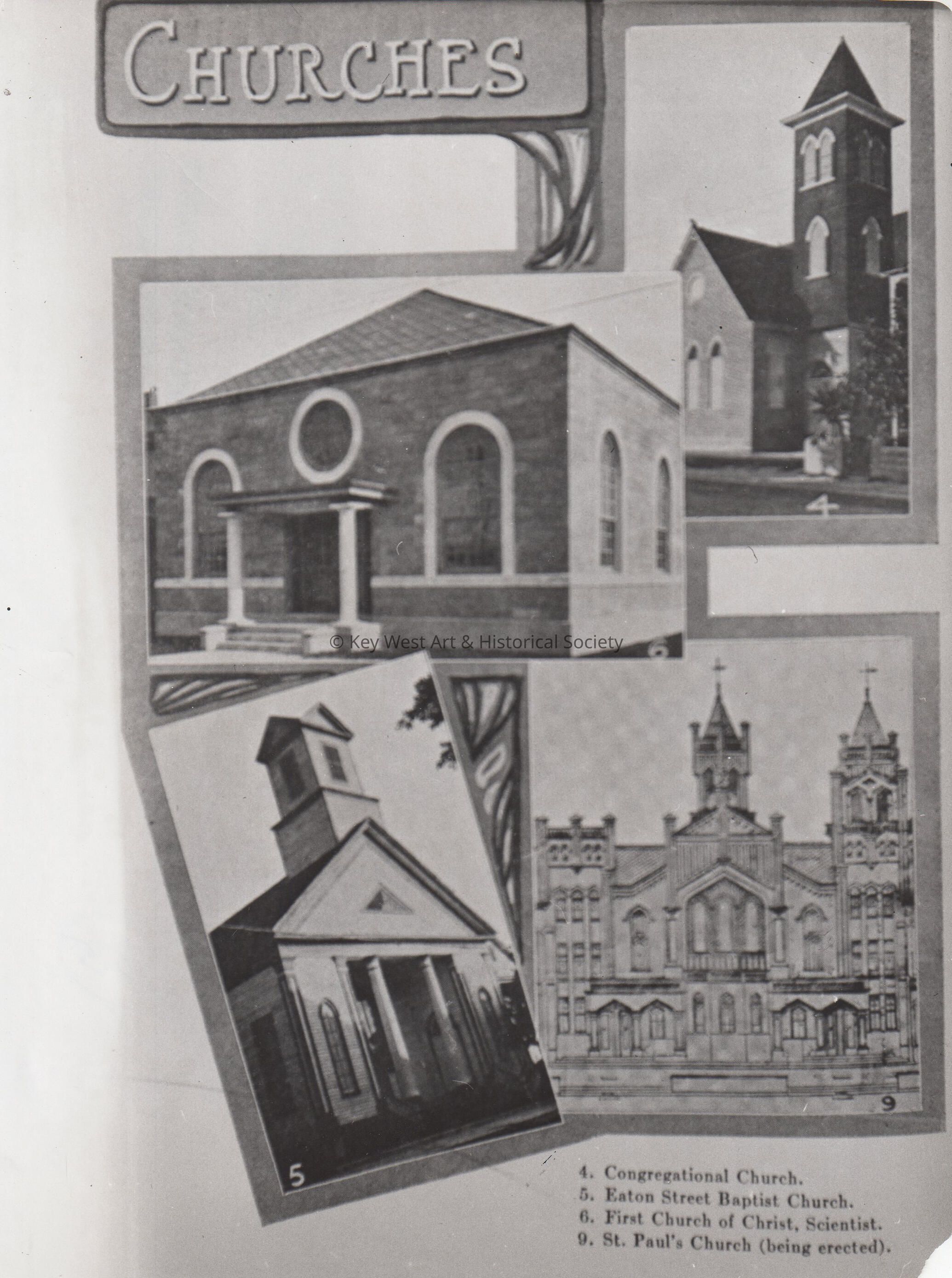 A collage of Churches in Key West picture number 1