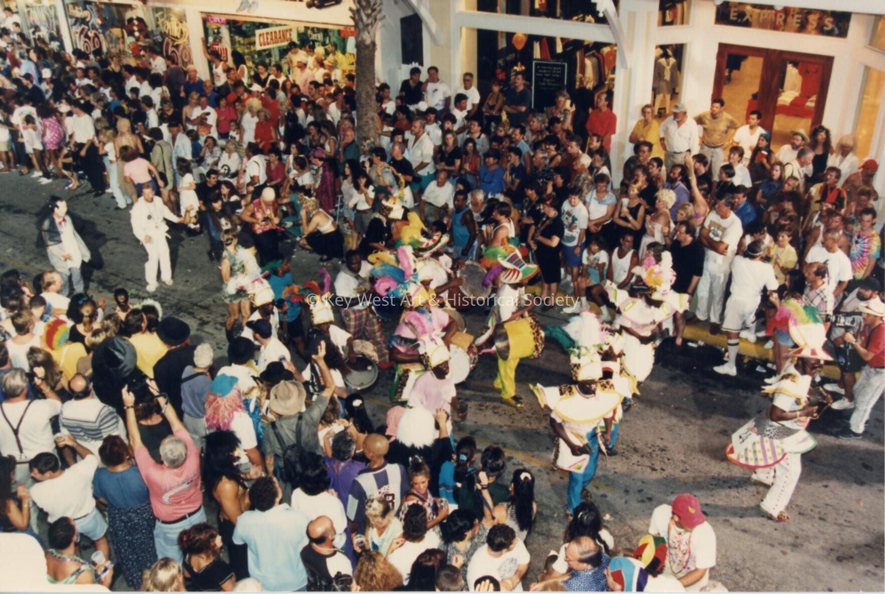 A band in the parade.