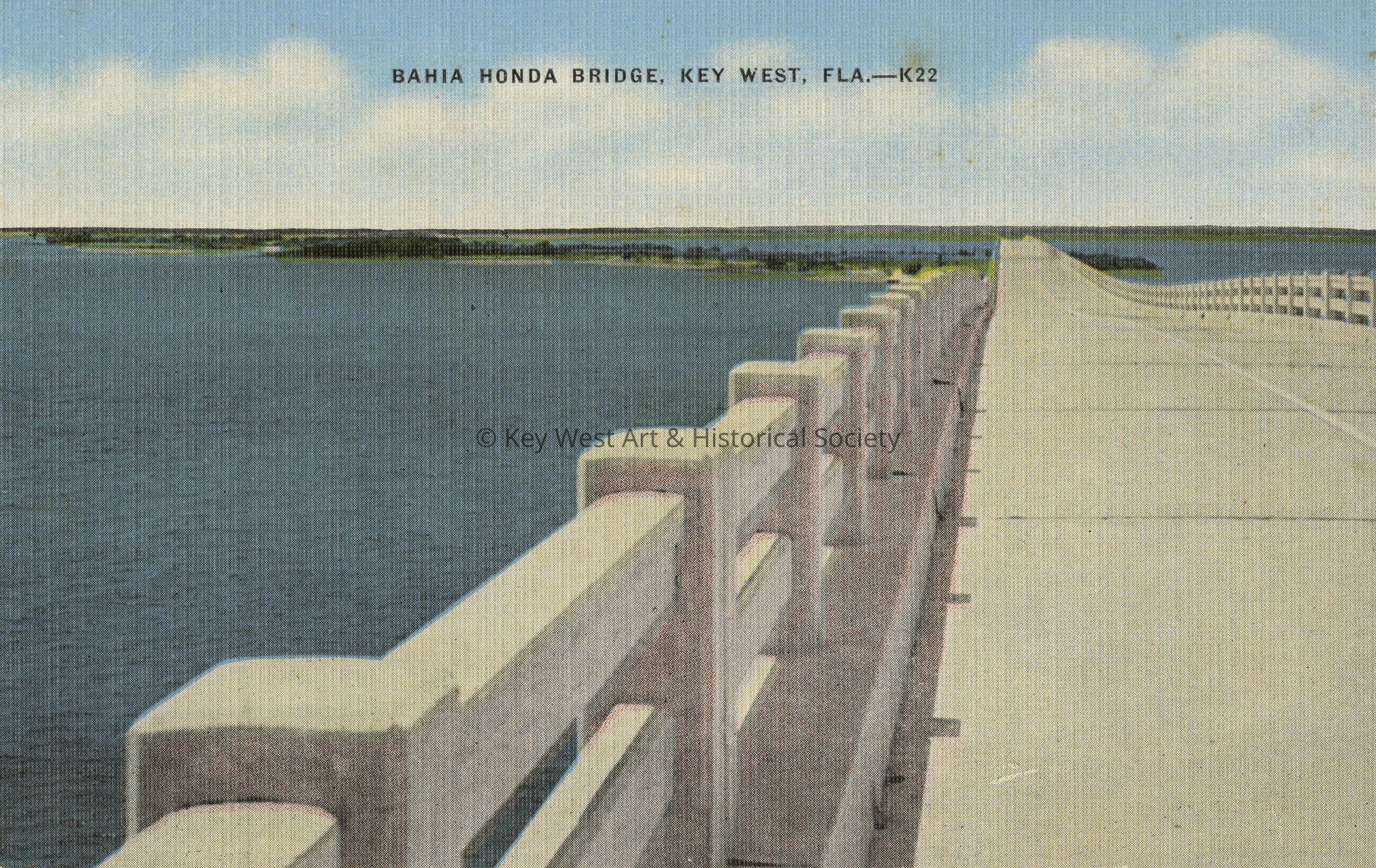 Bahia Honda Bridge, Key West, Fla.; © Key West Art & Historical Society