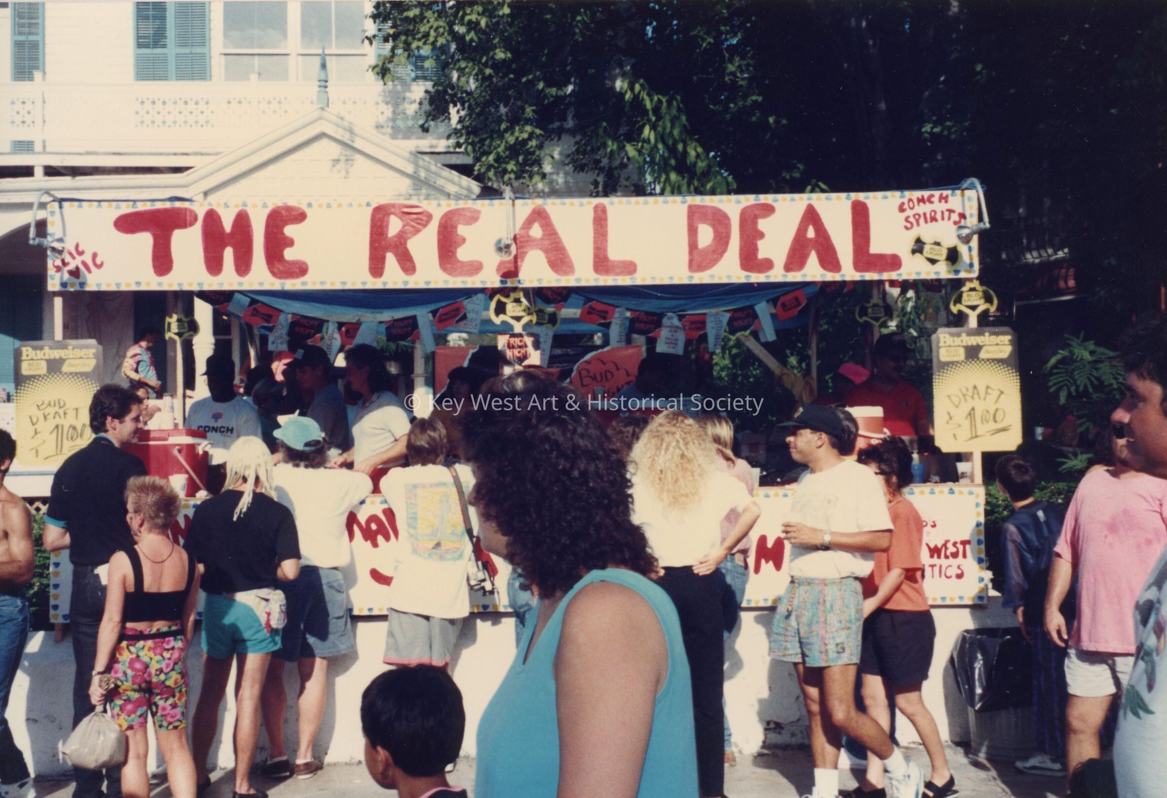 A booth at the FF street fair.
