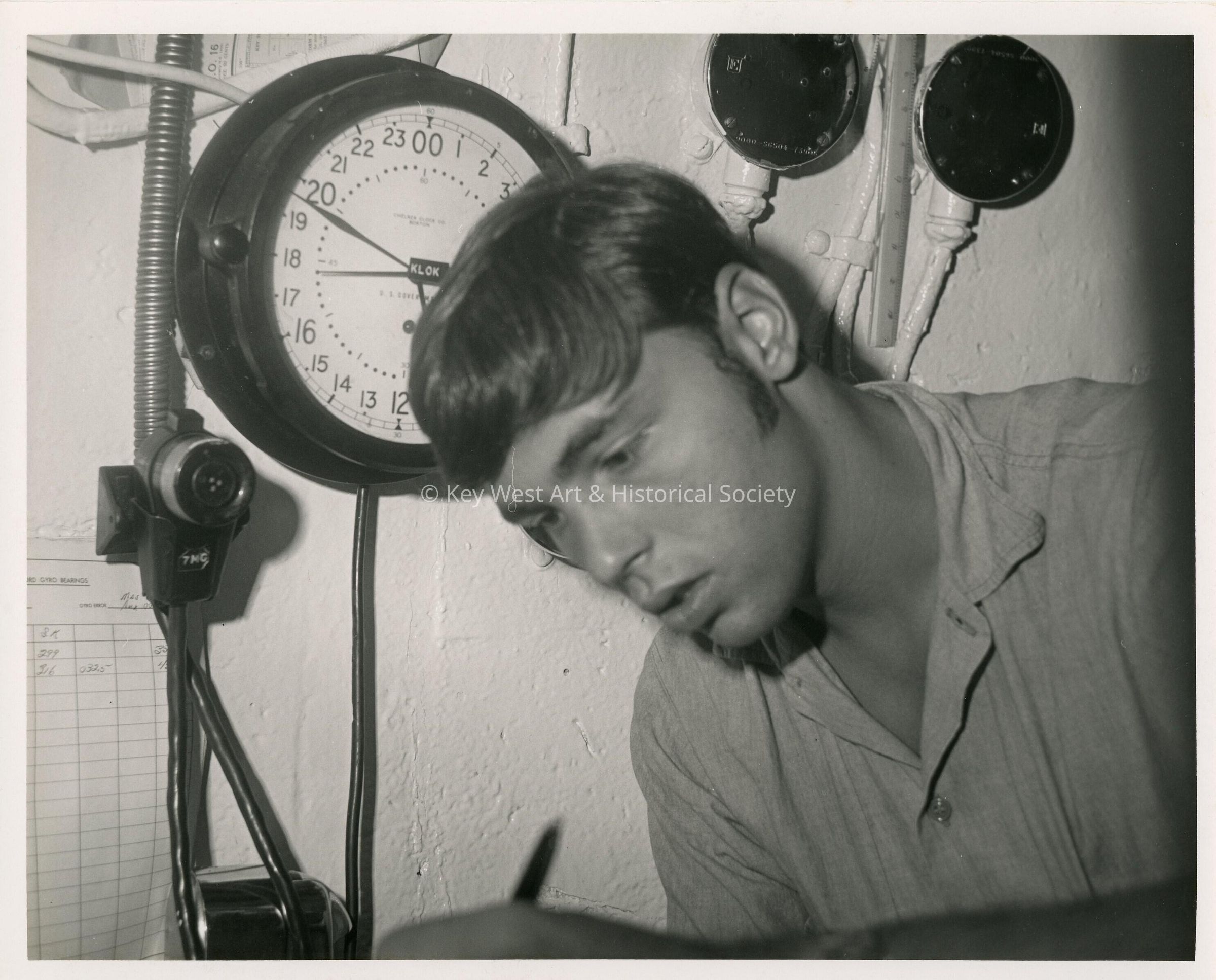 An unknown man in an office