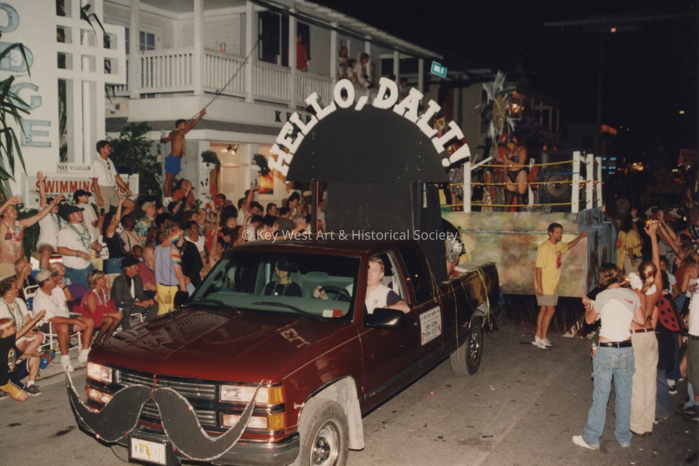 A float in the parade.