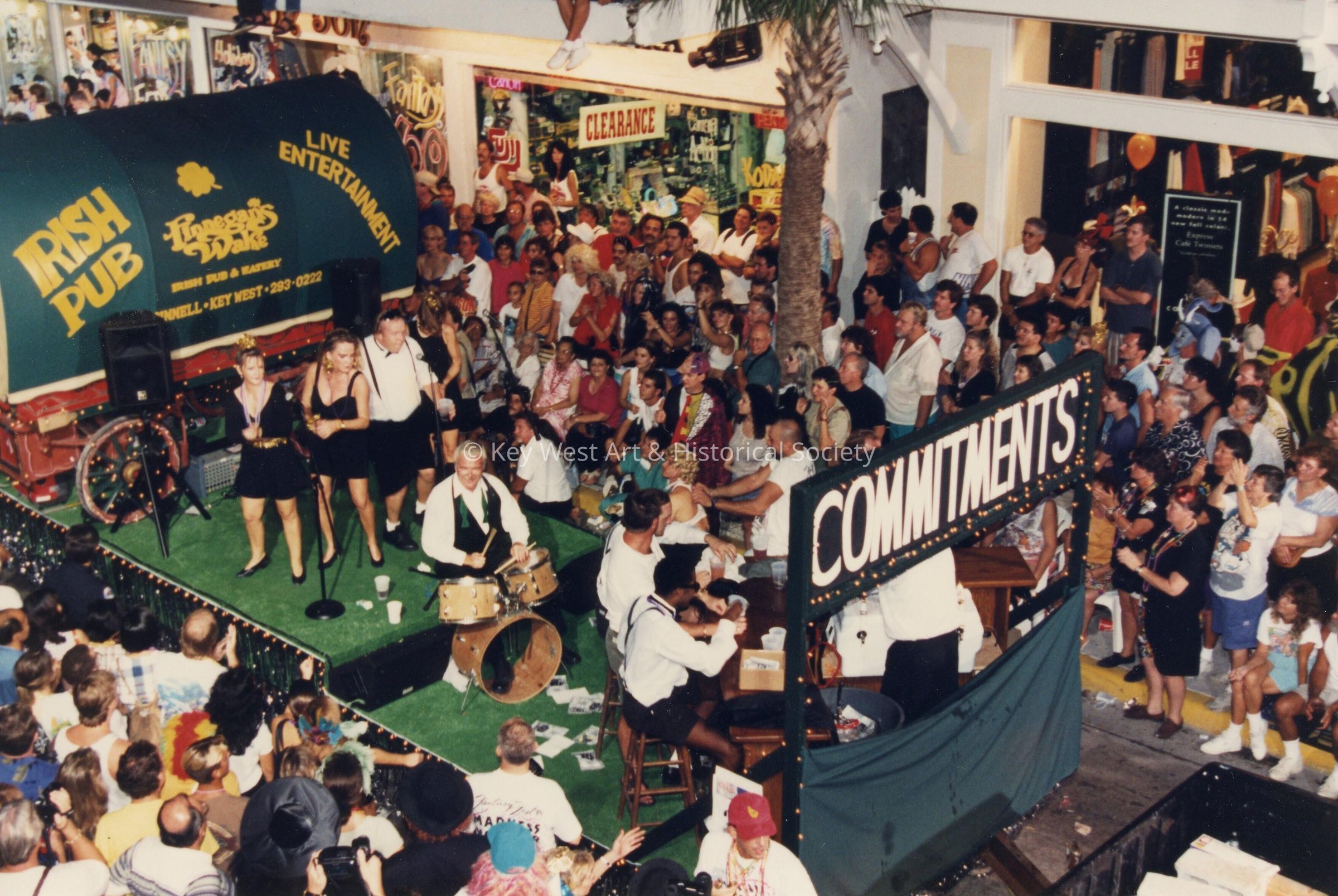 A float in the parade.