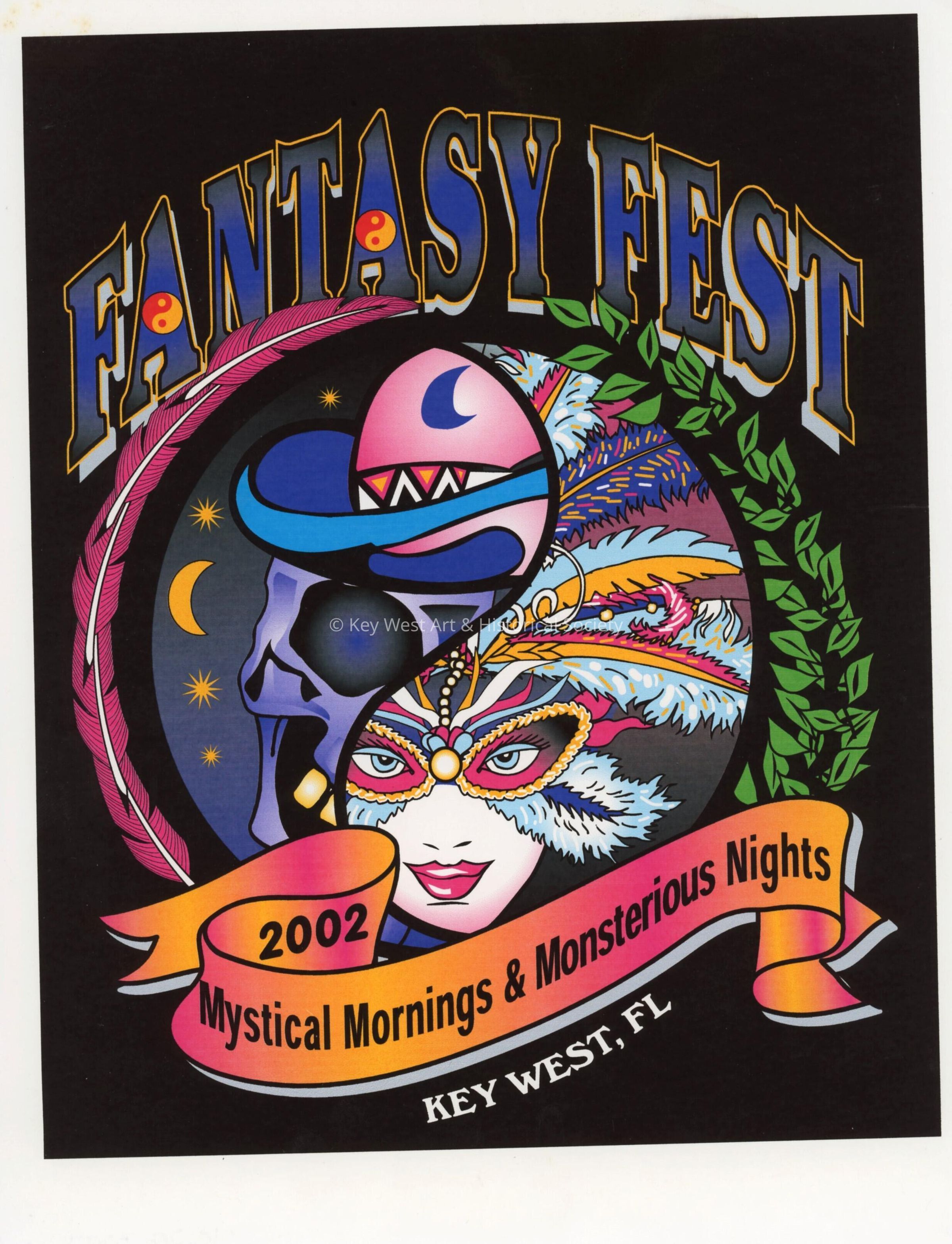 A picture of Fantasy Fest 2002 mystical mornings and monstrous nights.