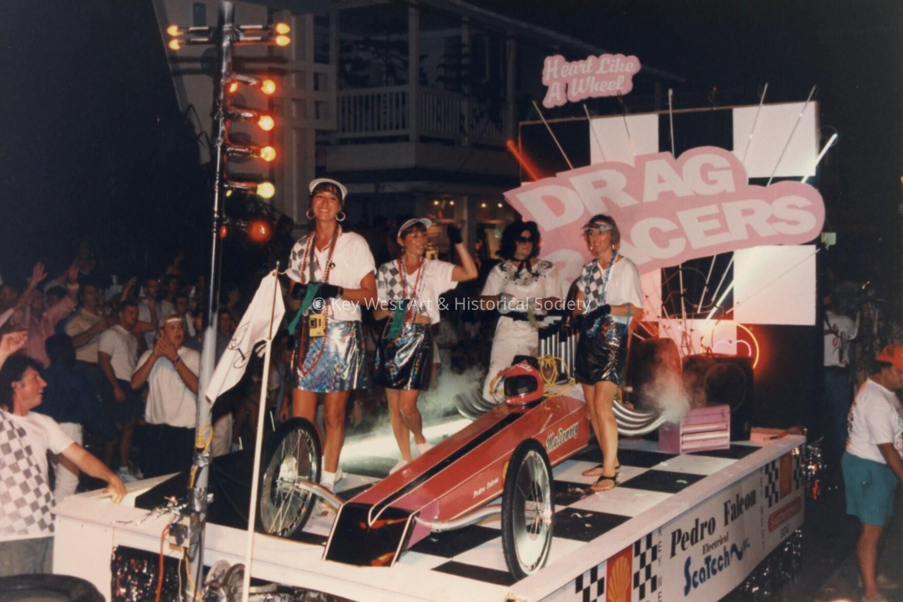 A float in the parade.