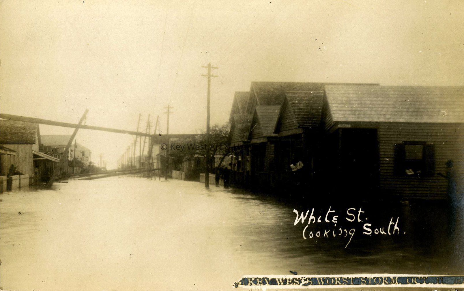 Hurricane Damage at Key West; © Key West Art & Historical Society