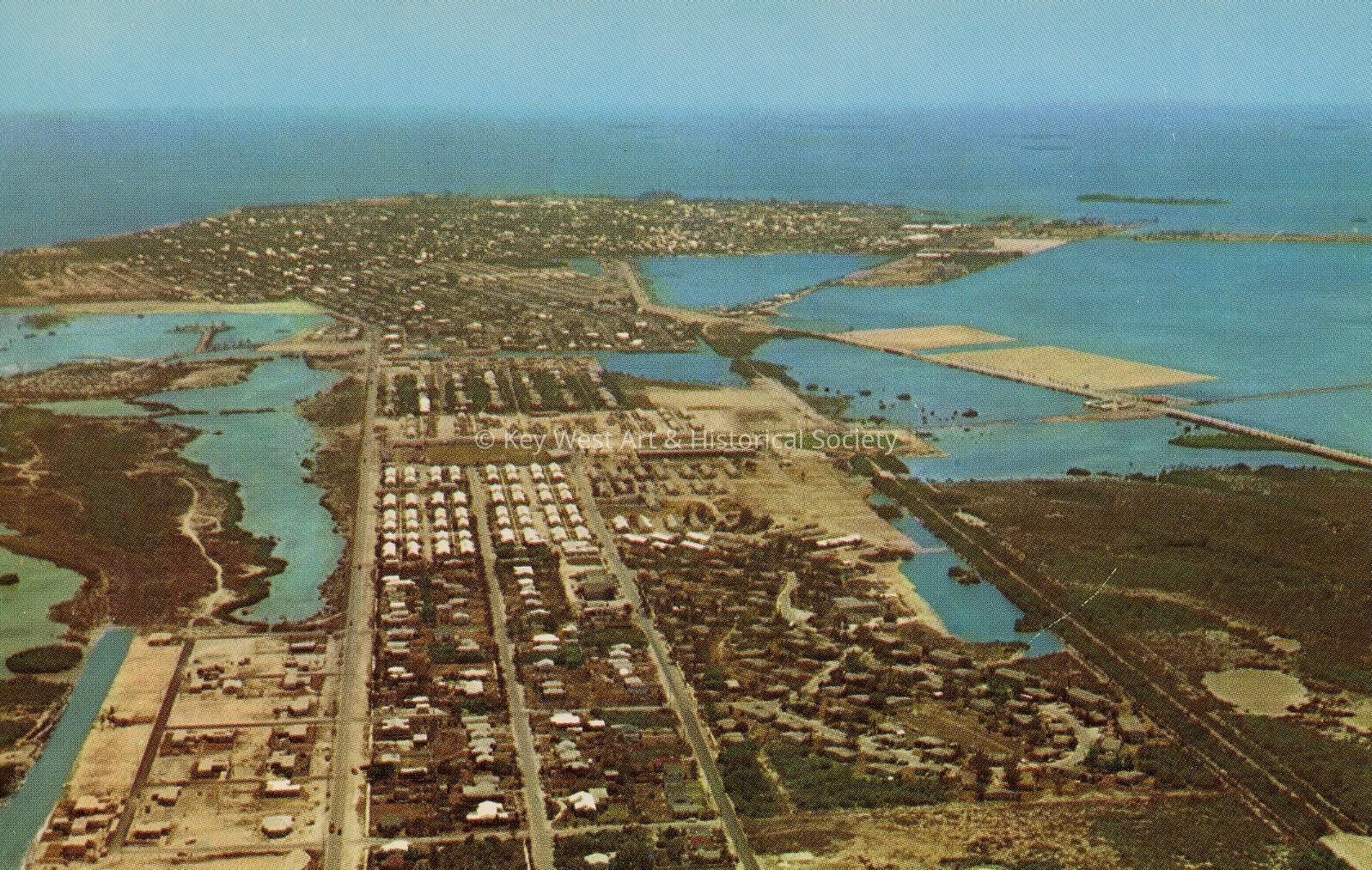 Aerial View of Key West; © Key West Art & Historical Society