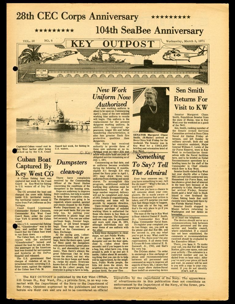 'Key Outpost' Newspaper picture number 1