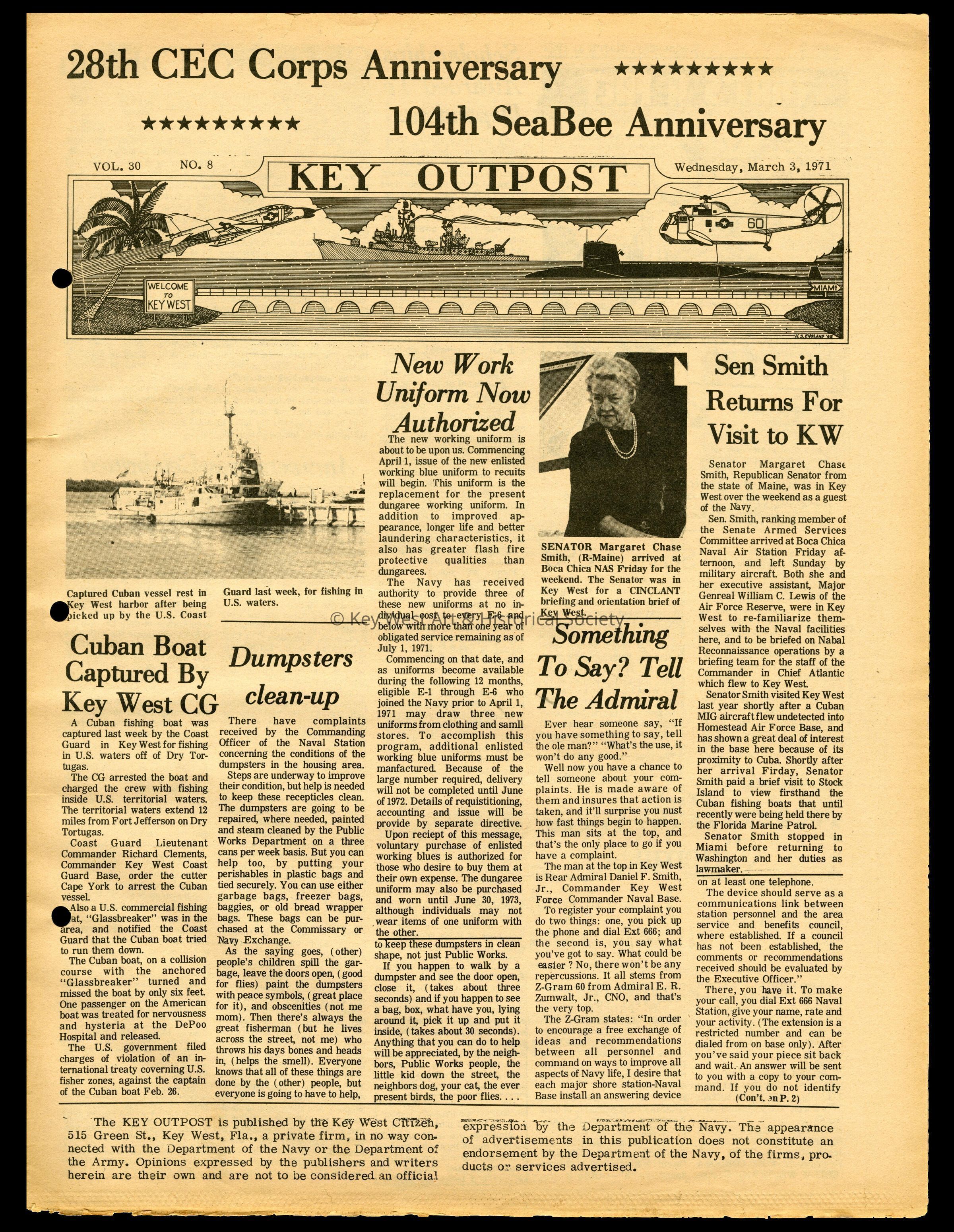 'Key Outpost' Newspaper picture number 1
