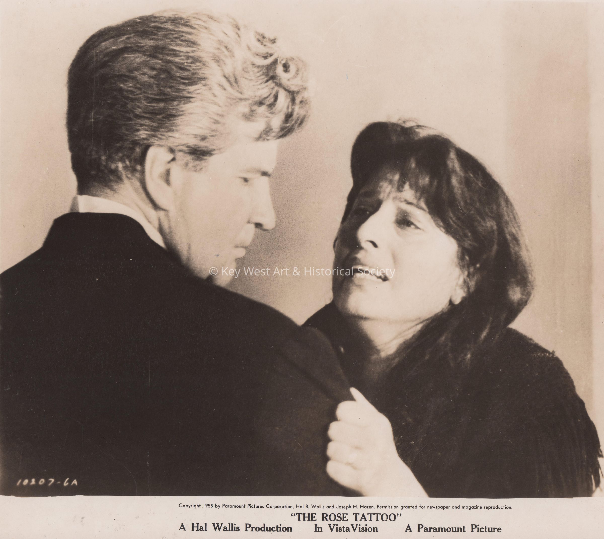 Movie Still from 'The Rose Tattoo'; © Key West Art & Historical Society