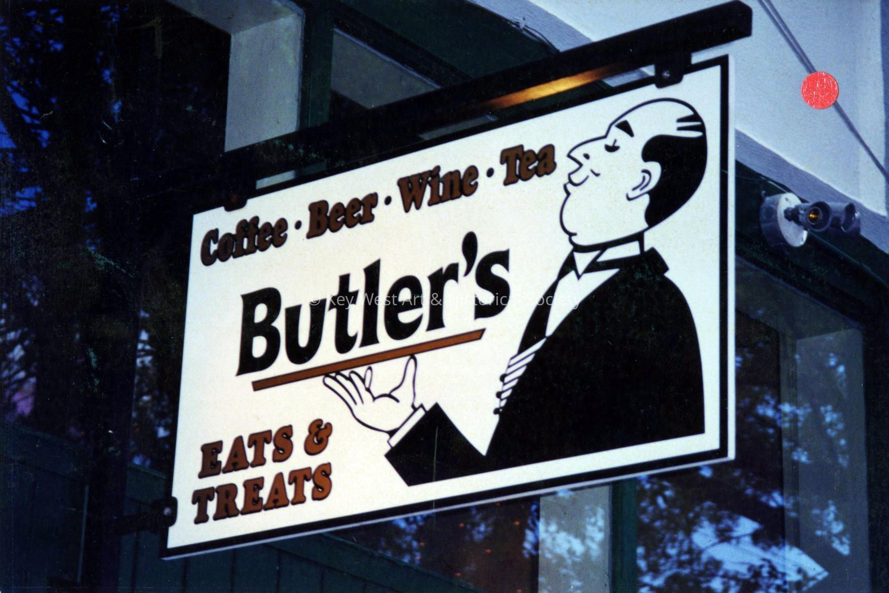 Butler's Eats & Treats Sign; Copyright: @ Key West Art & Historical Society; Origformat: Print-Photographic