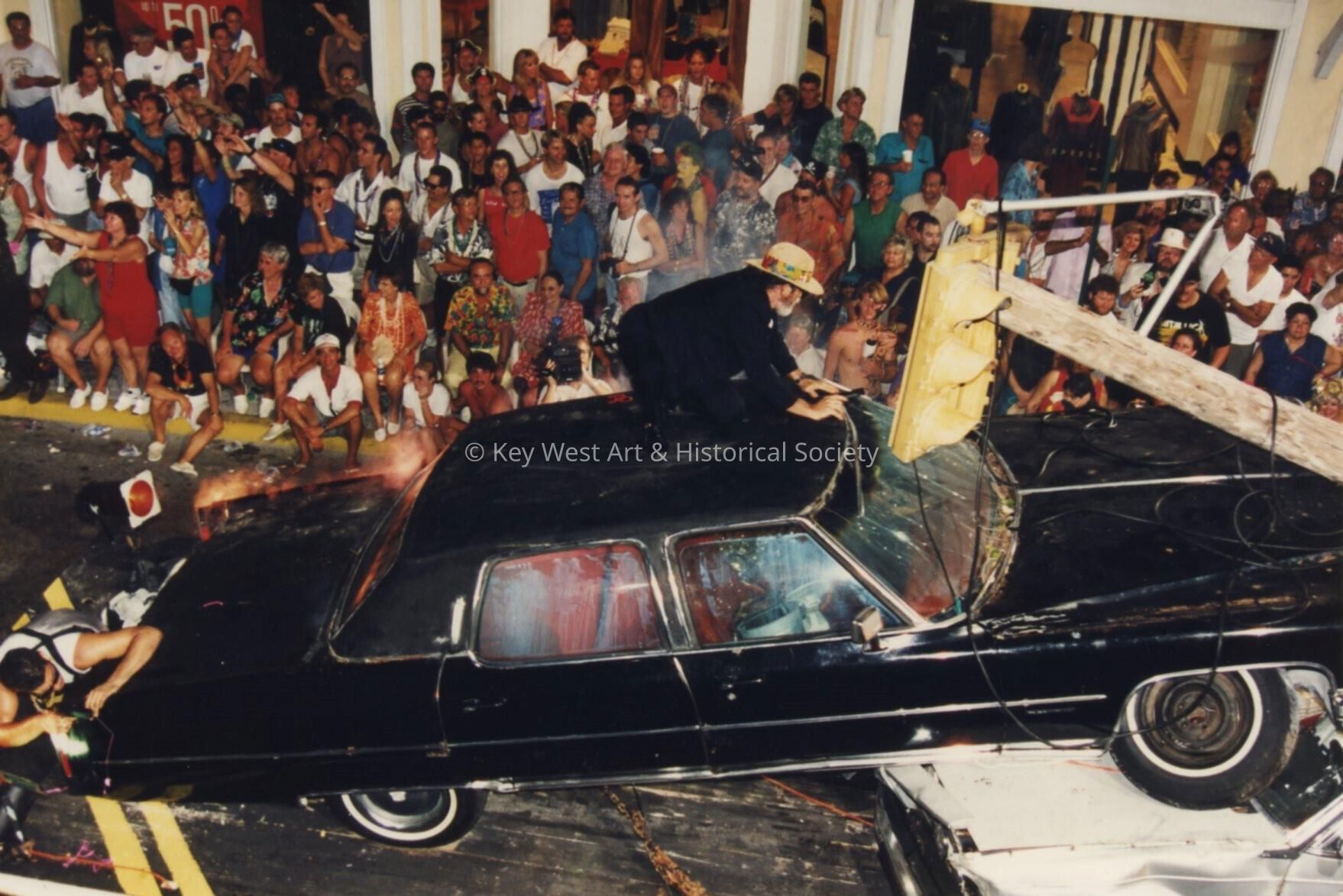 A float in the parade.