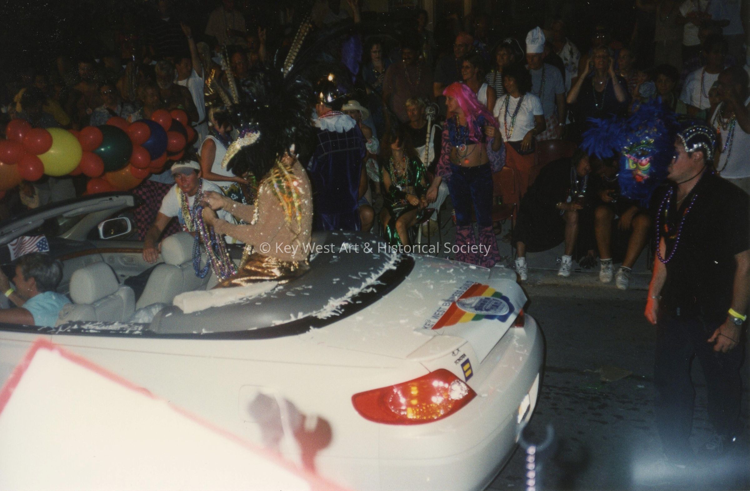 A float in the parade.