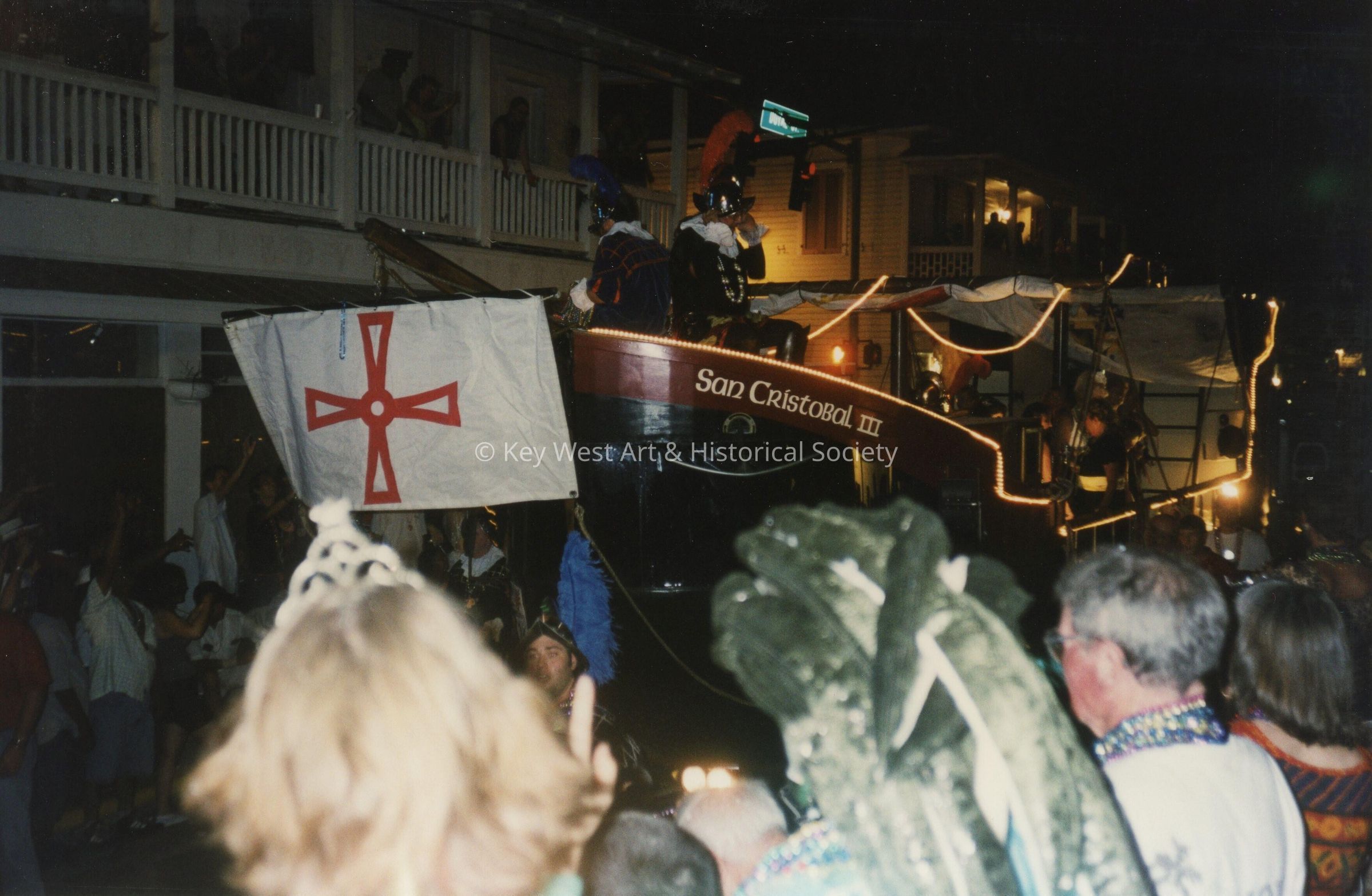 A float in the parade.