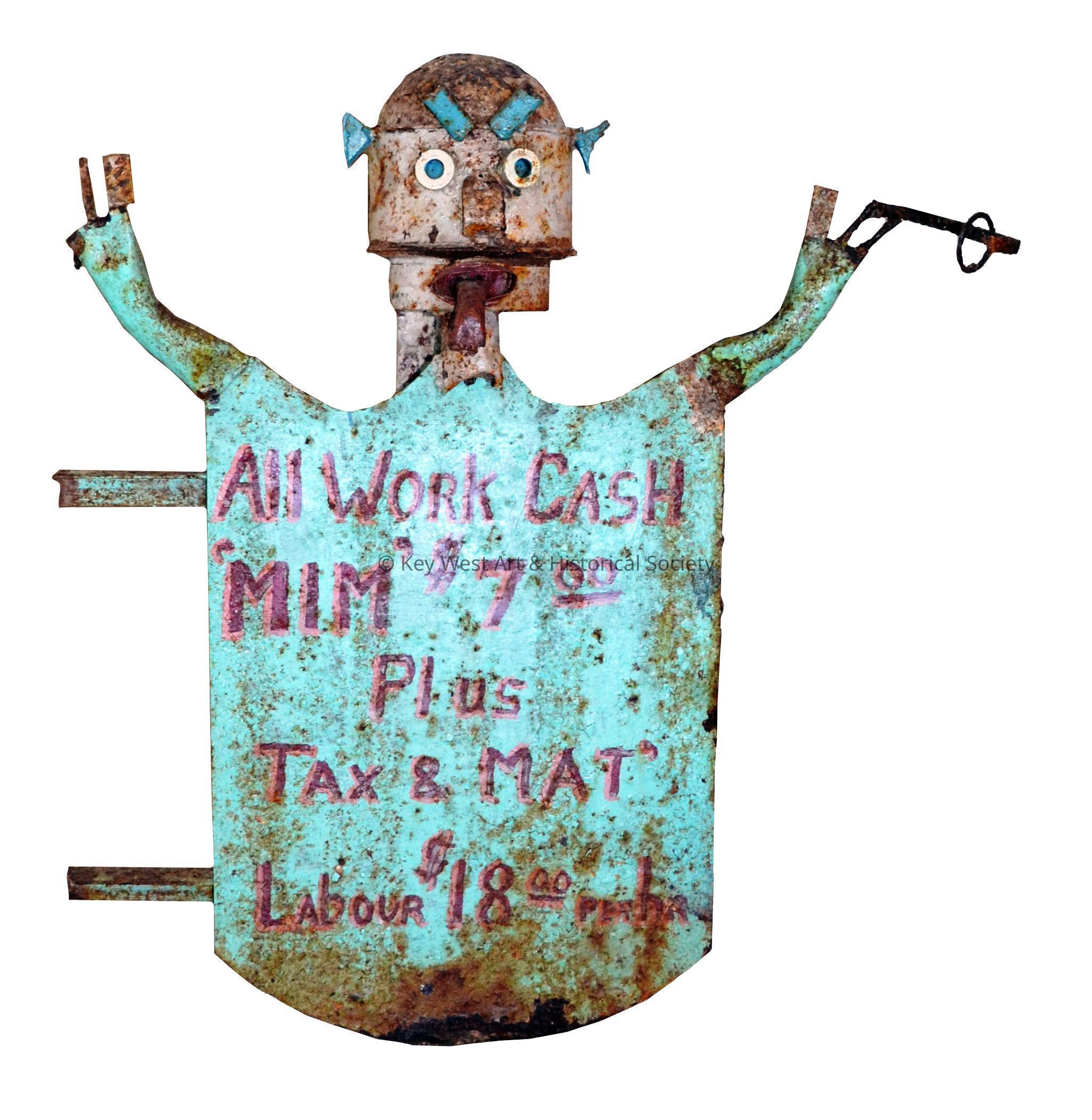 All Work Cash; © Key West Art & Historical Society