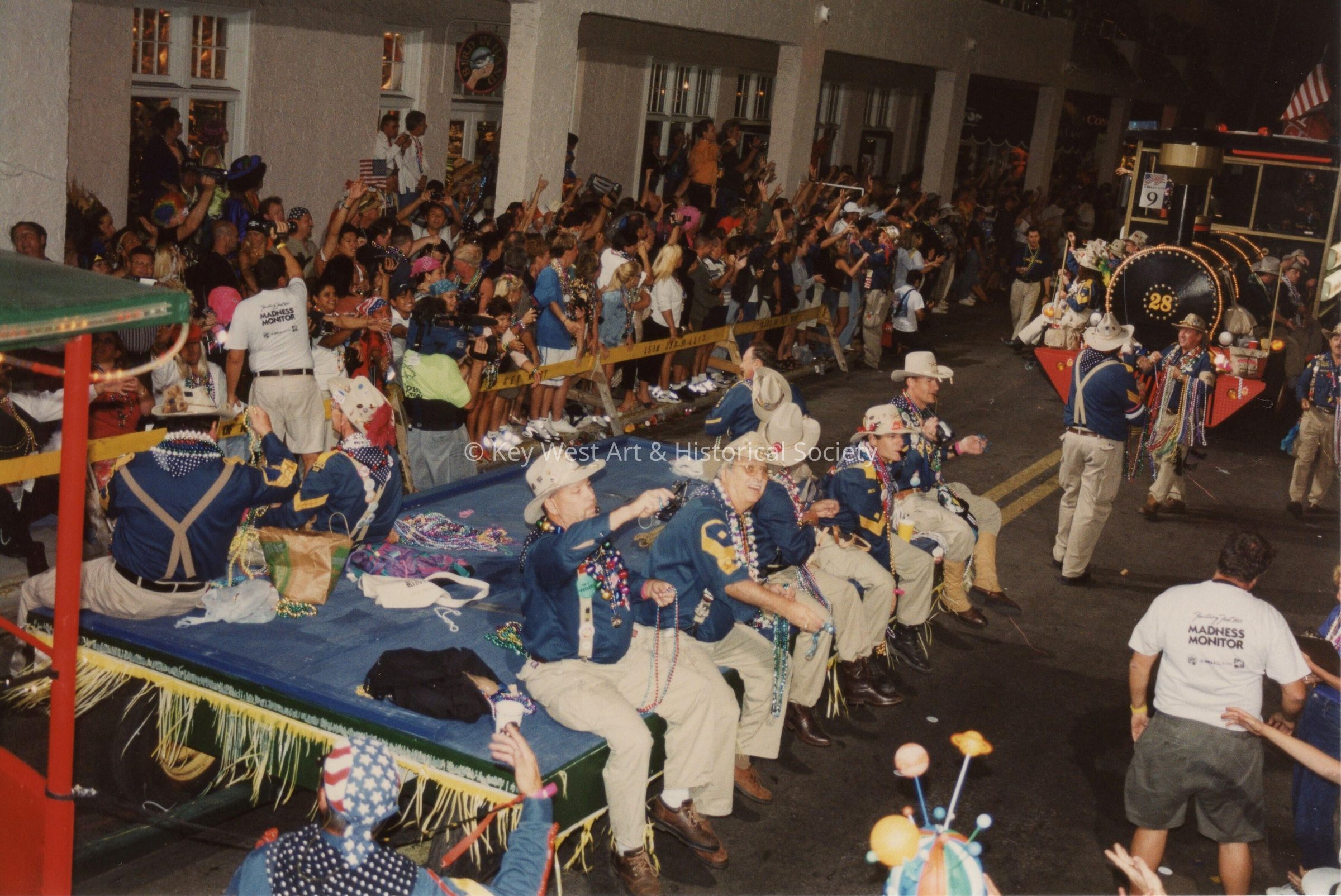 A float in the parade.
