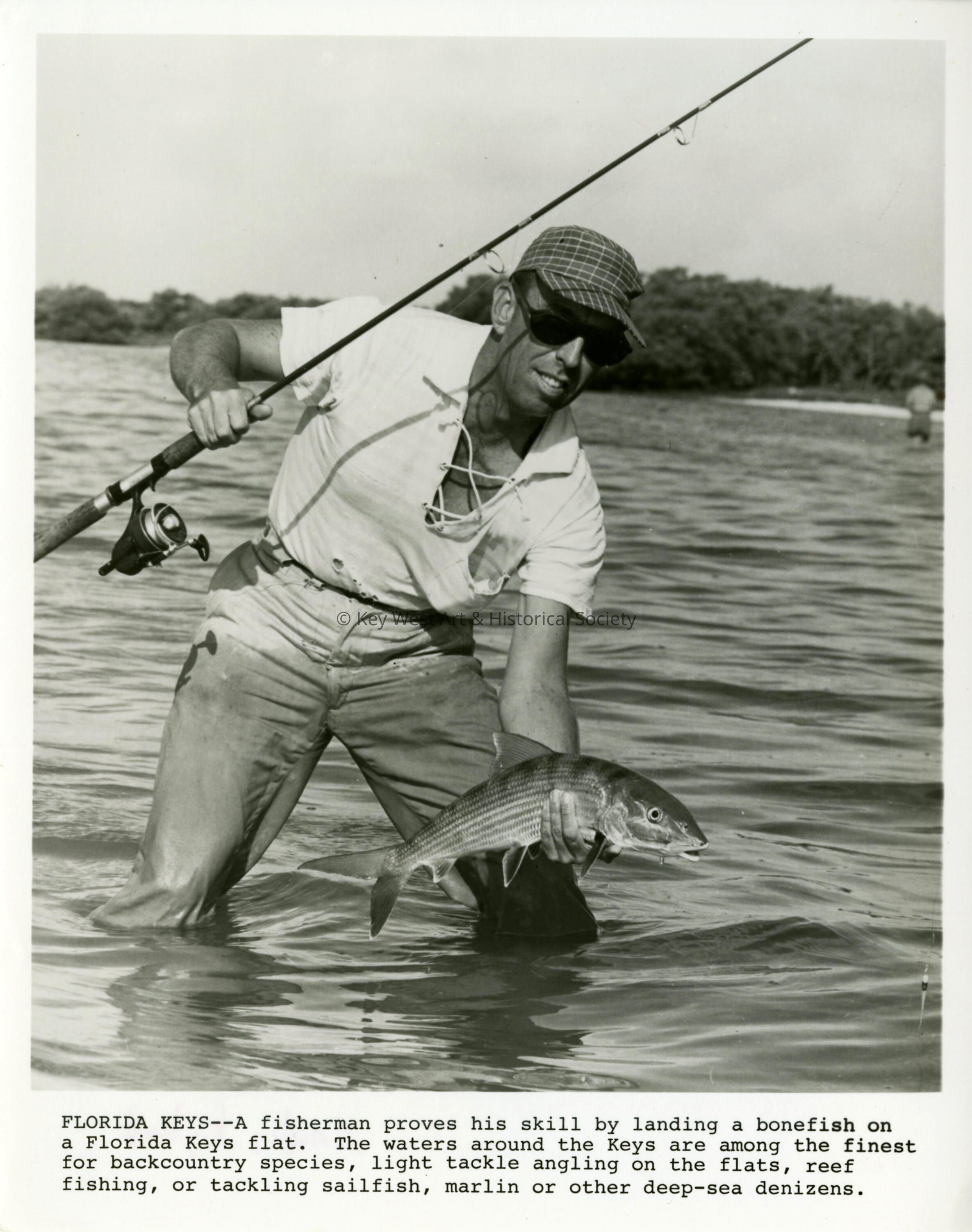 Fisherman with Bonefish; © Key West Art & Historical Society