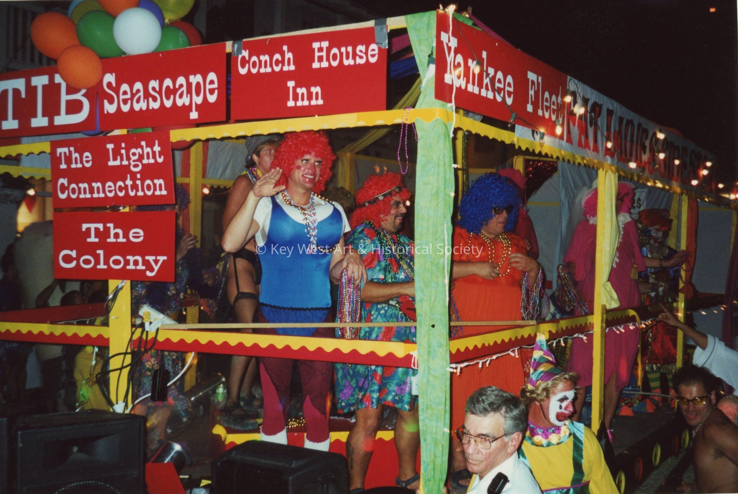 A float in the parade.