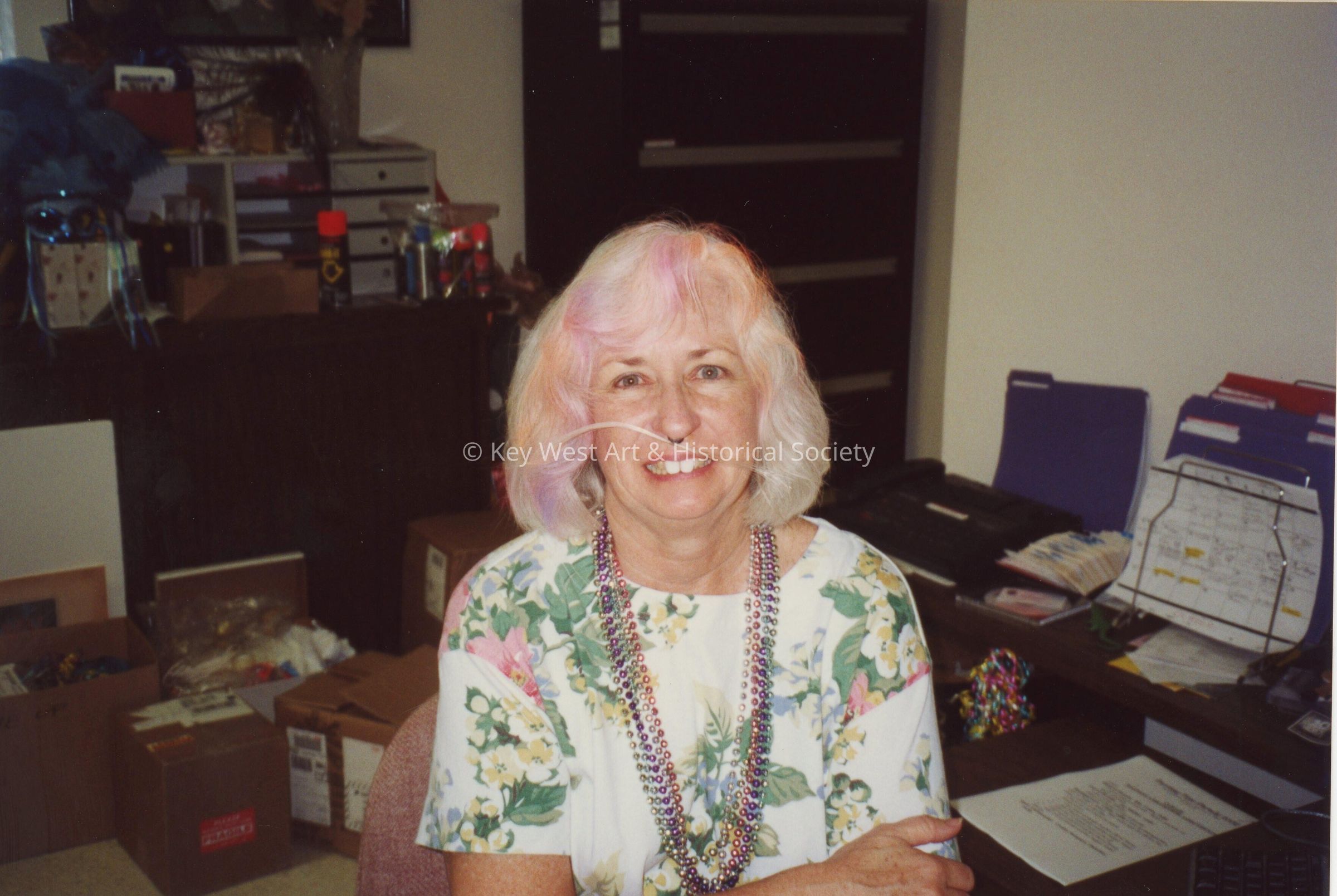 An unknown woman.