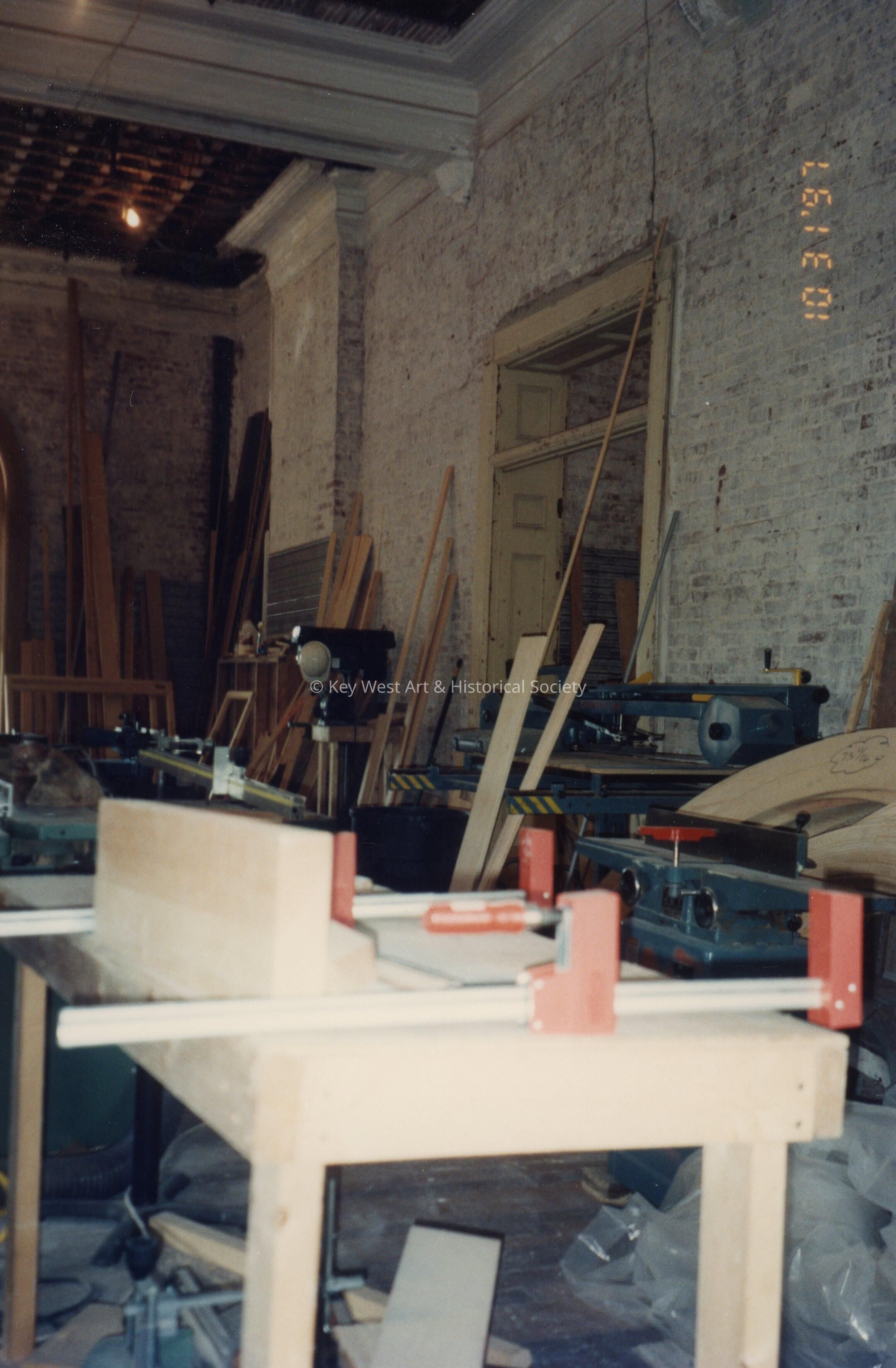 An area used as a construction zone.