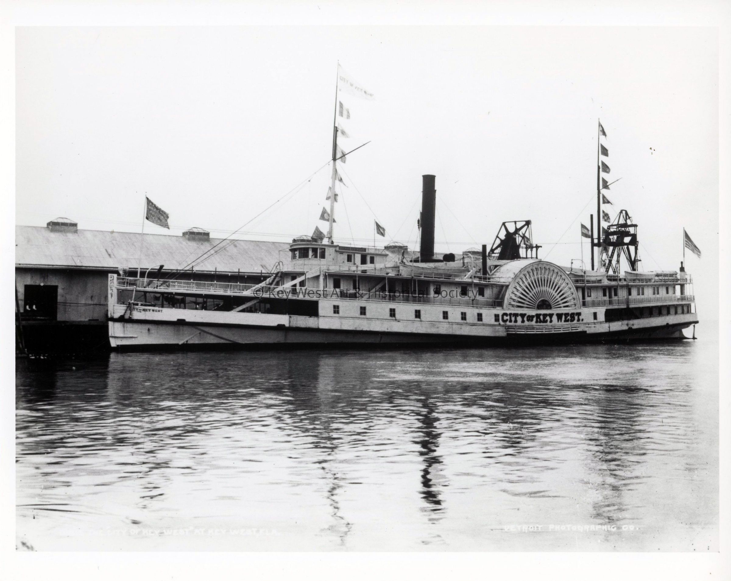 CITY OF KEY WEST Steamship; © Key West Art & Historical Society