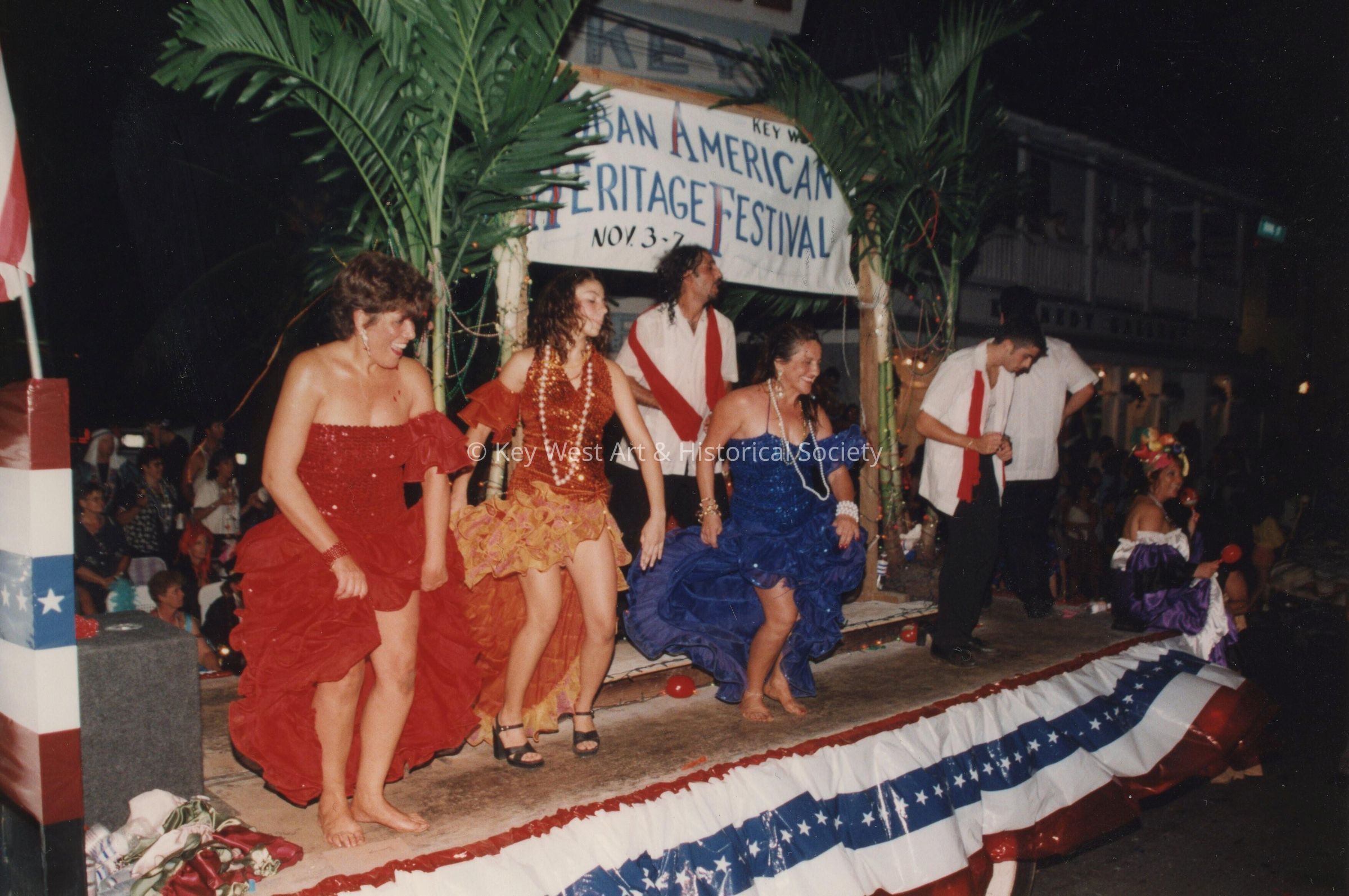 A float in the parade.