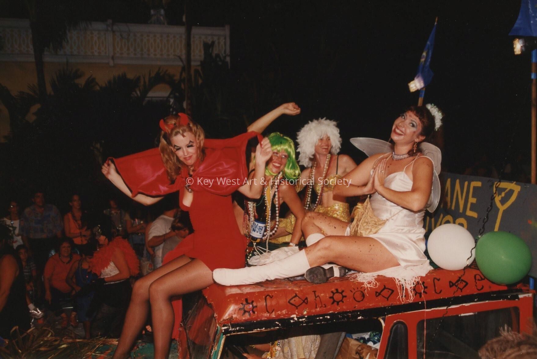 A float in the parade.