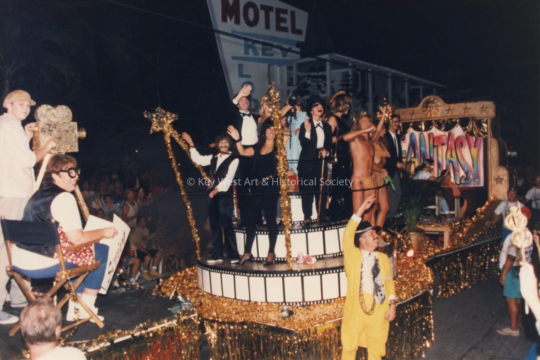 A float in the parade.