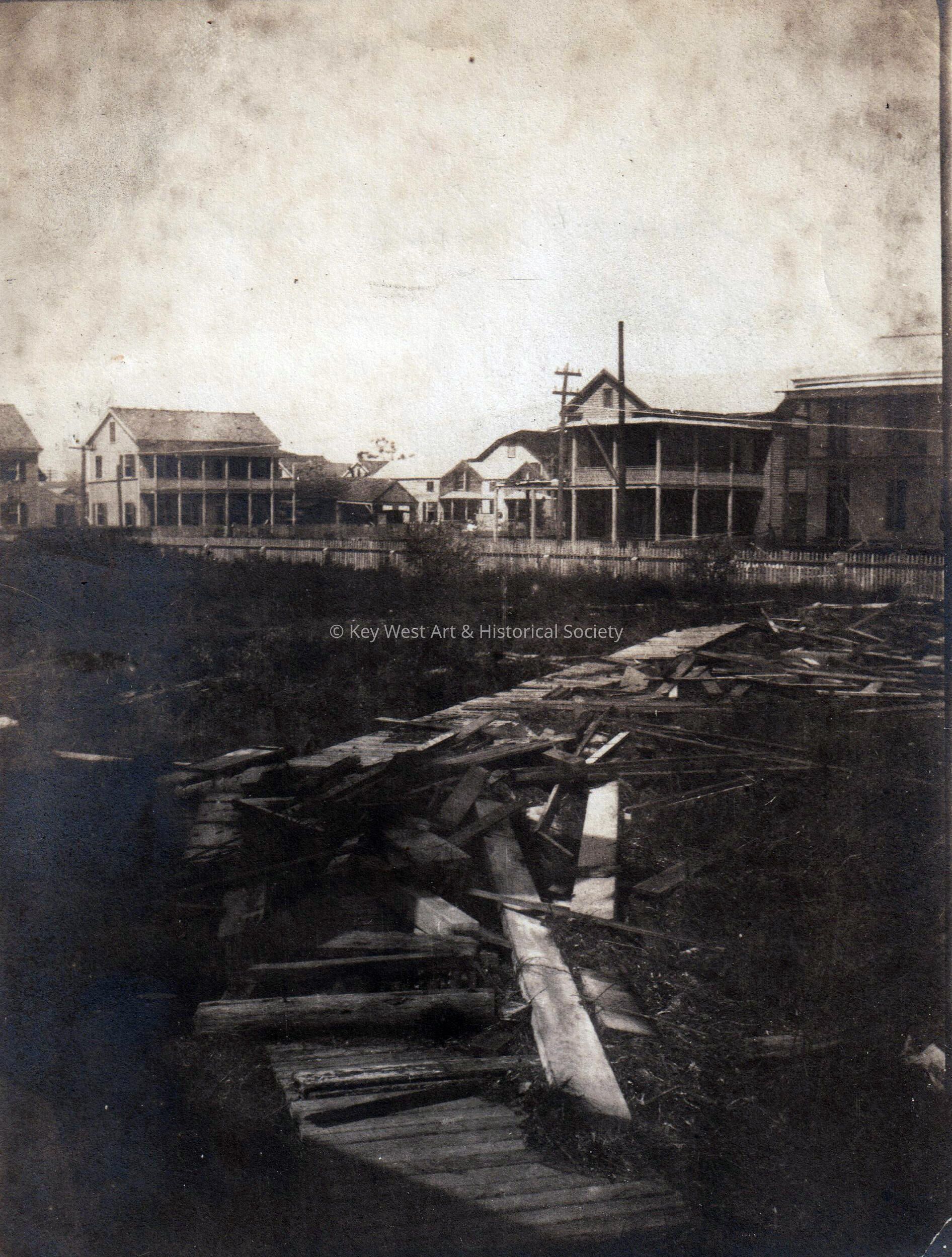 Hurricane Damage Boardwalk