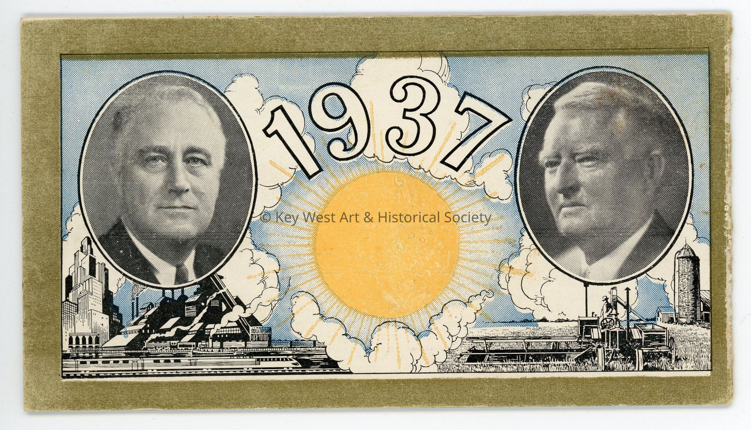 1937 Inauguration Ticket; © Key West Art & Historical Society