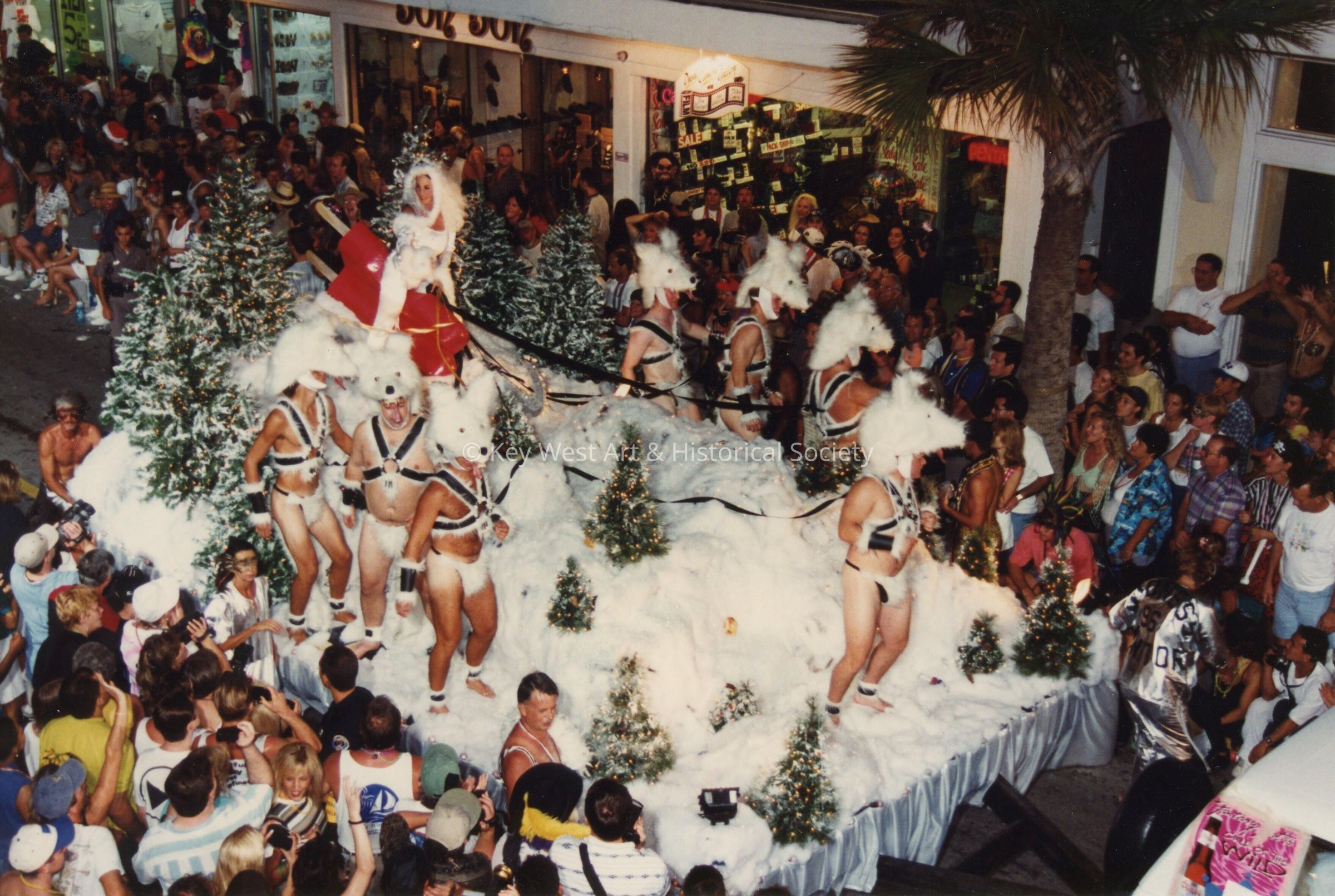 A float in the parade.