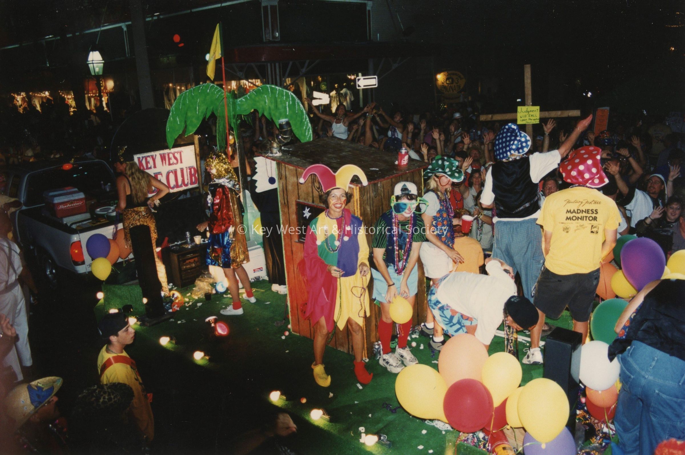 A float in the parade.