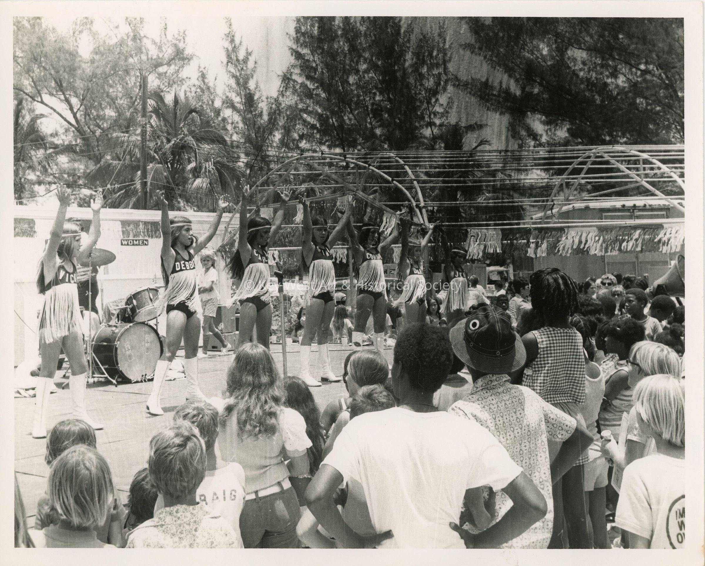 A ceremony on base