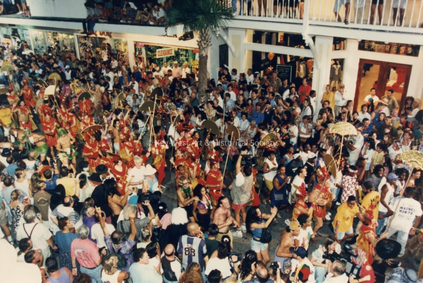 A band in the parade.